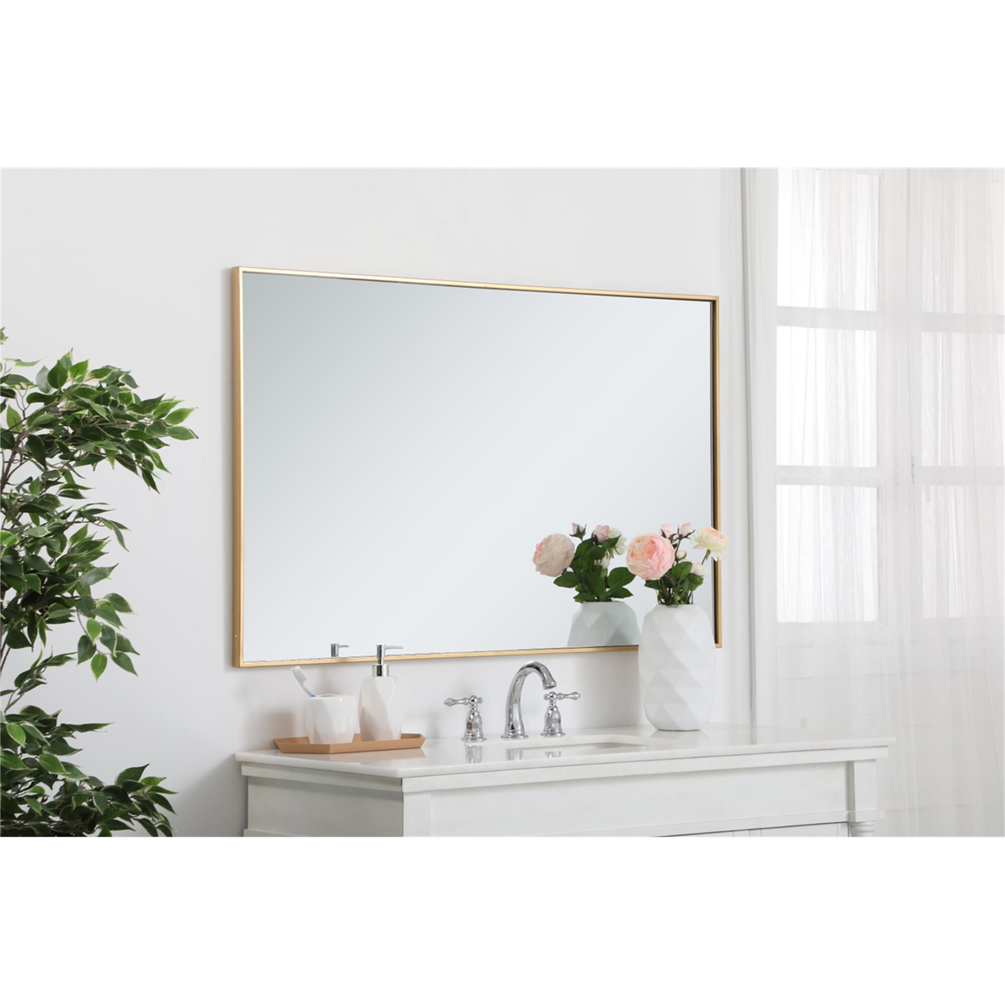 Shown in Black finish and Clear Mirror Beveled glass
