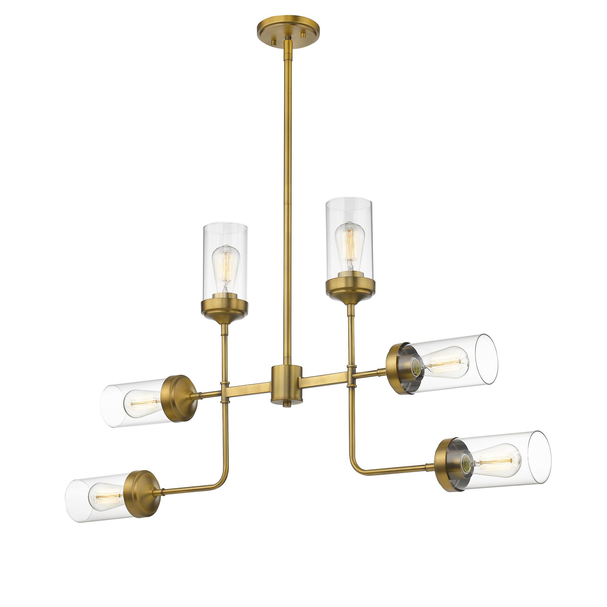 Calliope 41 Inch 6 Light Chandelier by Z-Lite