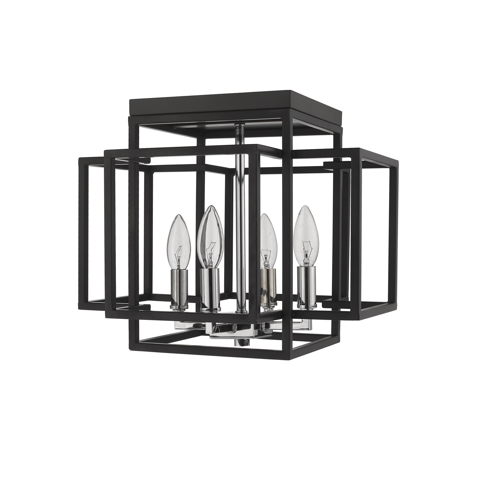 Titania 14 Inch 4 Light Flush Mount by Z-Lite