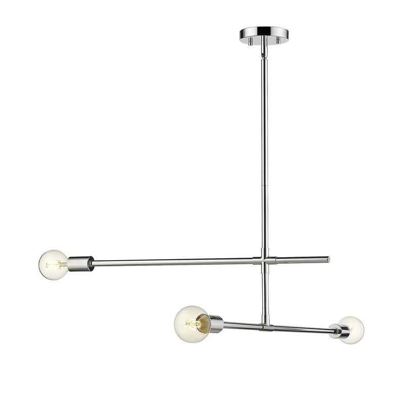 Modernist 40 Inch 3 Light Linear Suspension Light by Z-Lite
