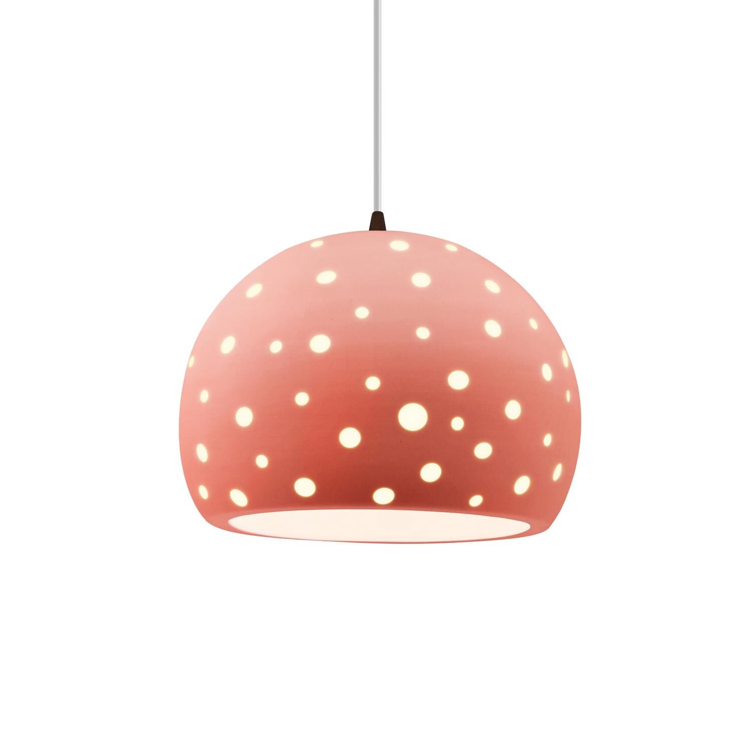 Shown in Dark Bronze finish and Gloss Blush shade