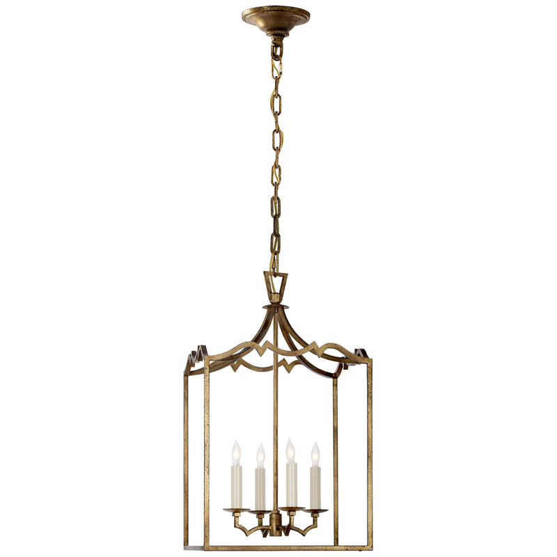 Chapman & Myers Darlana 12 Inch Cage Pendant by Visual Comfort Signature Collection