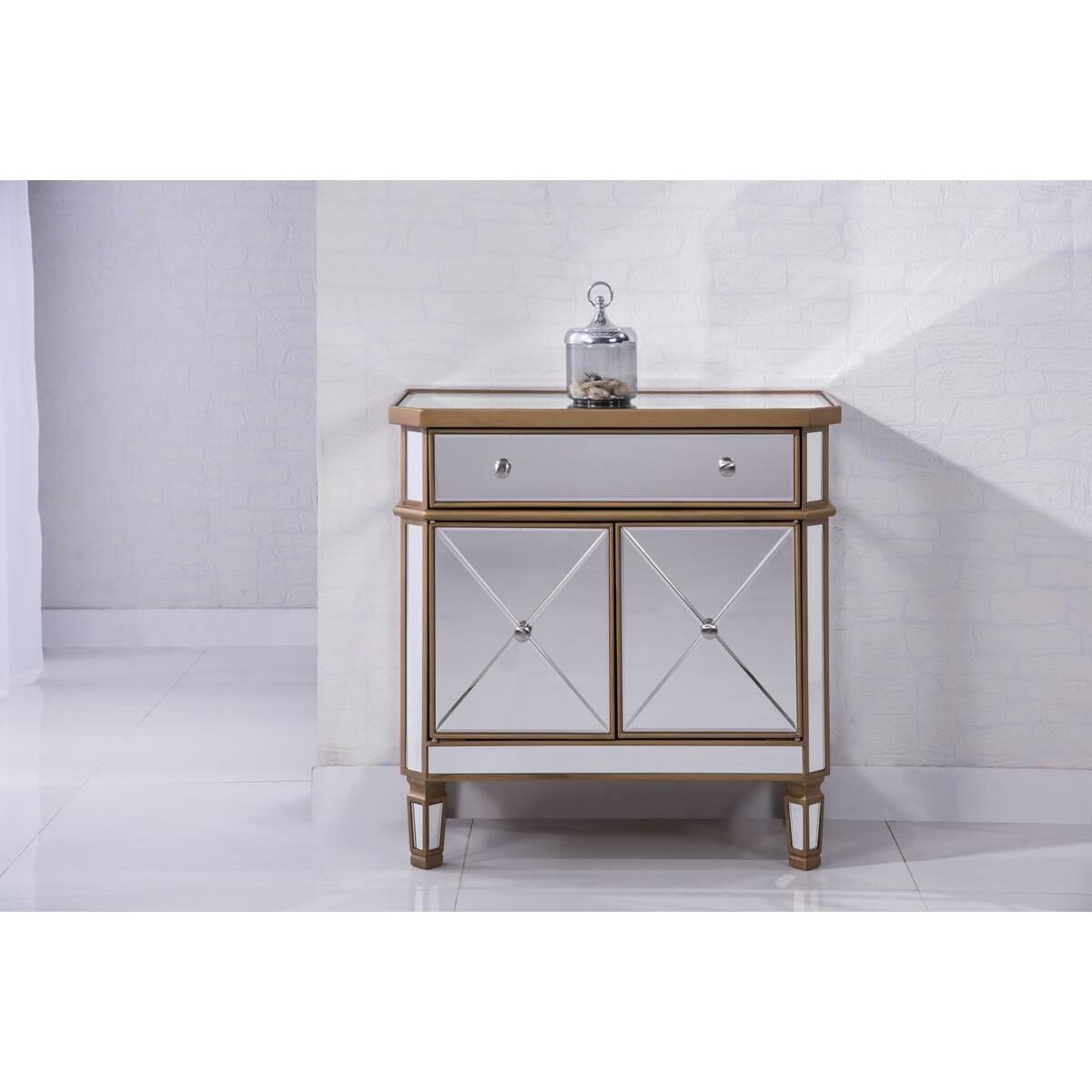 Contempo Storage Cabinet by Elegant Decor
