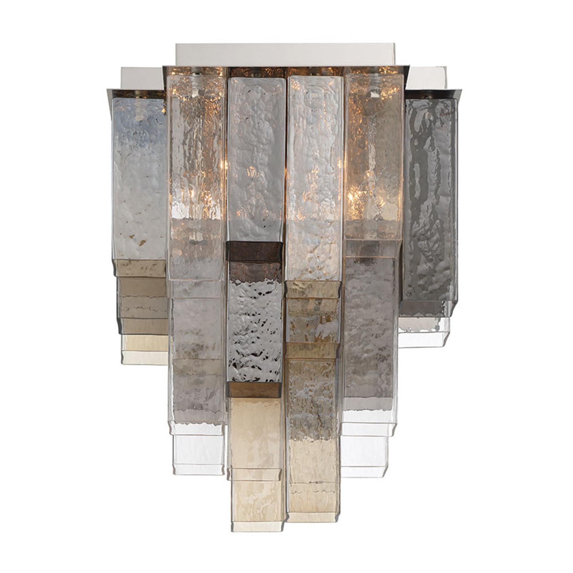Shown in Chrome finish and Mixed glass