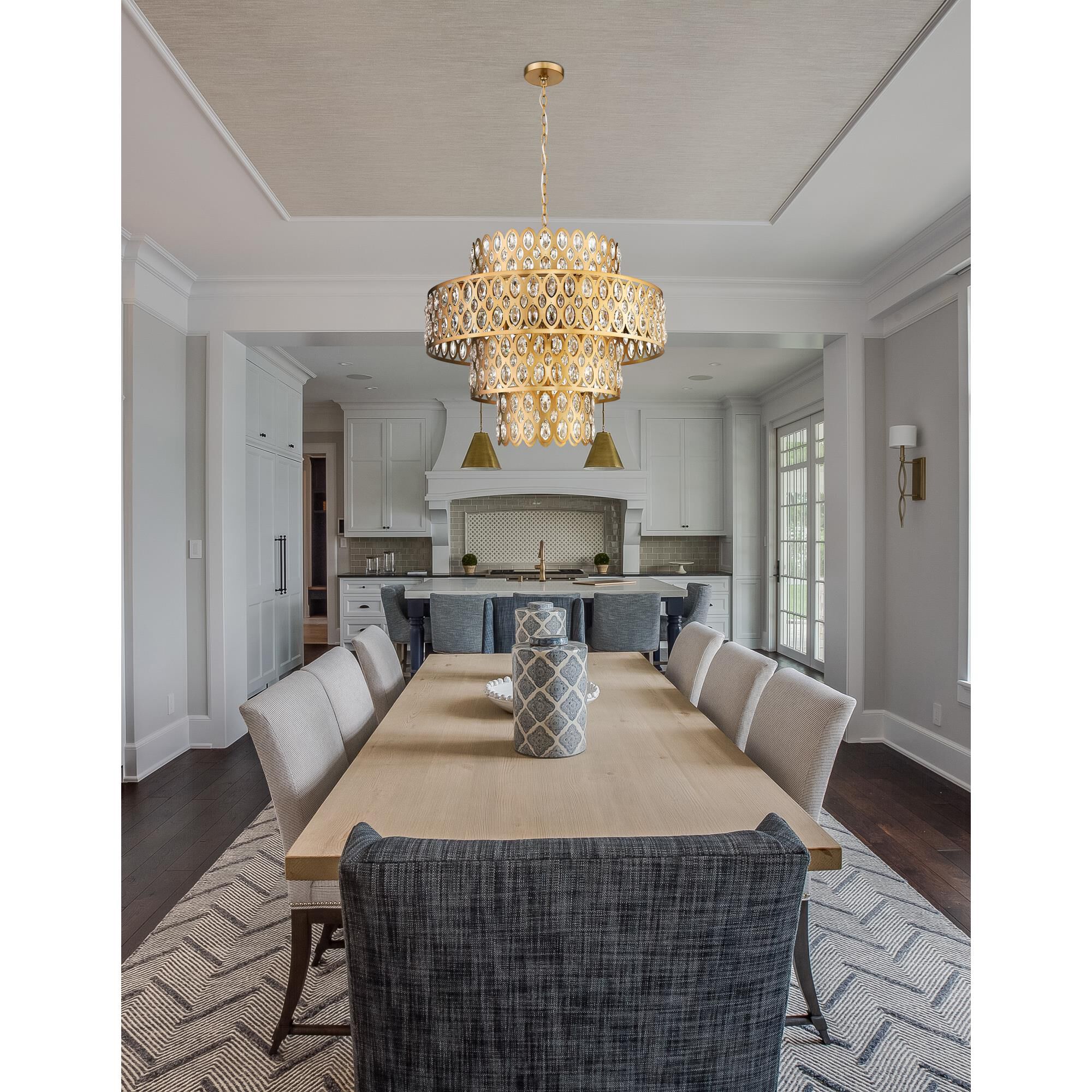 Shown in Heirloom Brass finish