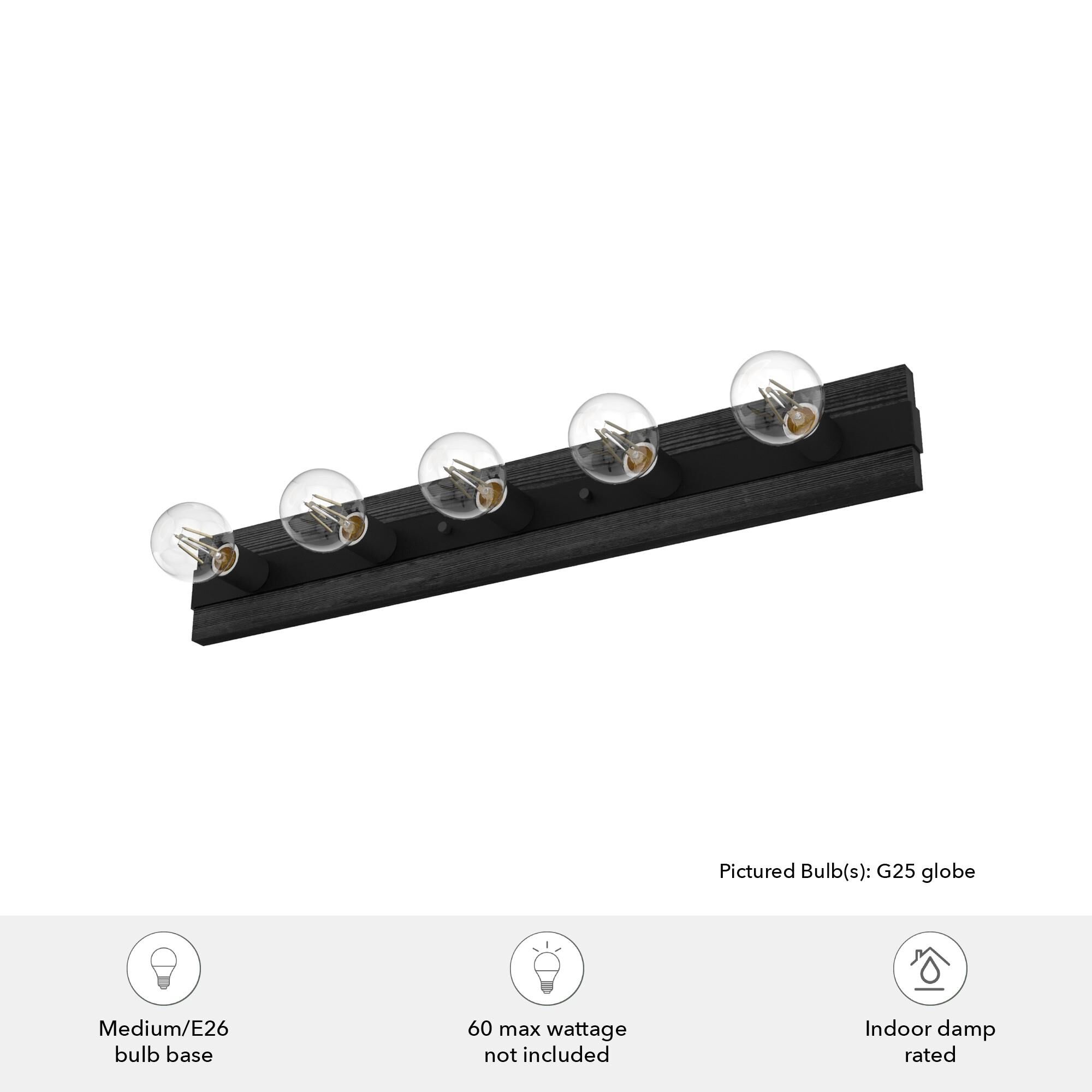 Donelson 30 Inch 5 Light Bath Vanity Light by Hunter Fan