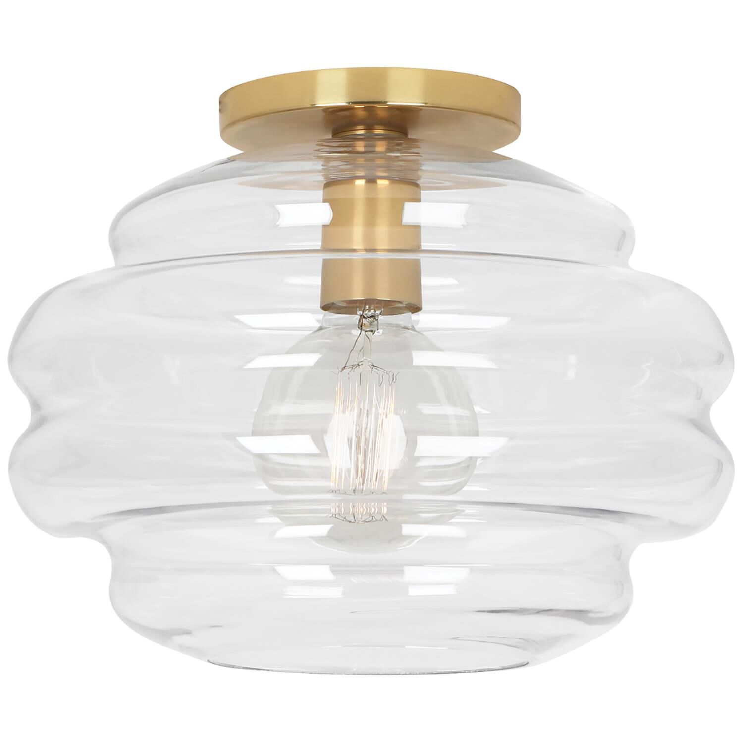 Shown in Modern Brass Finish W/ Clear Glass finish