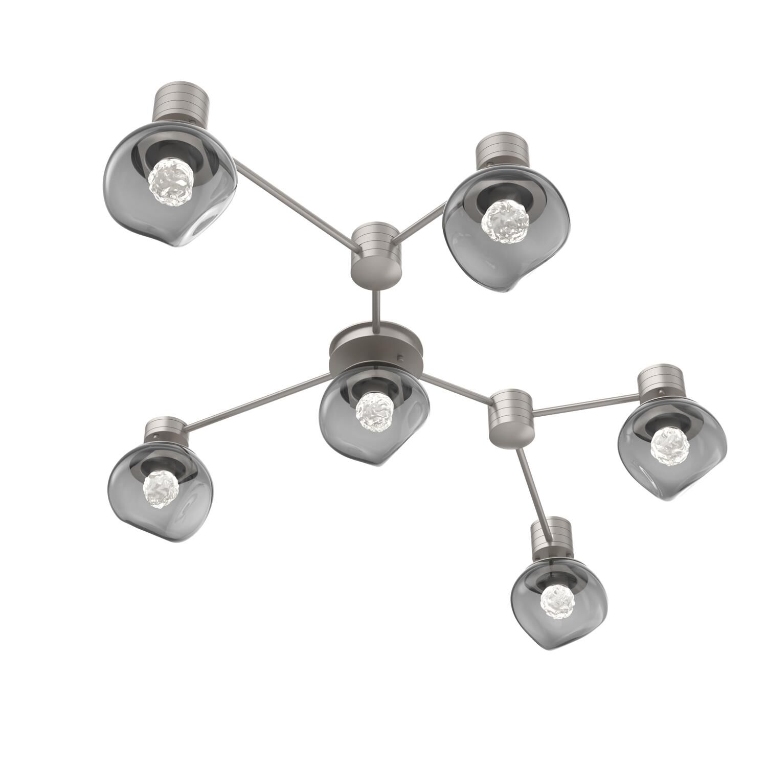 Shown in Beige Silver finish and Smoke with Rounded Gem glass