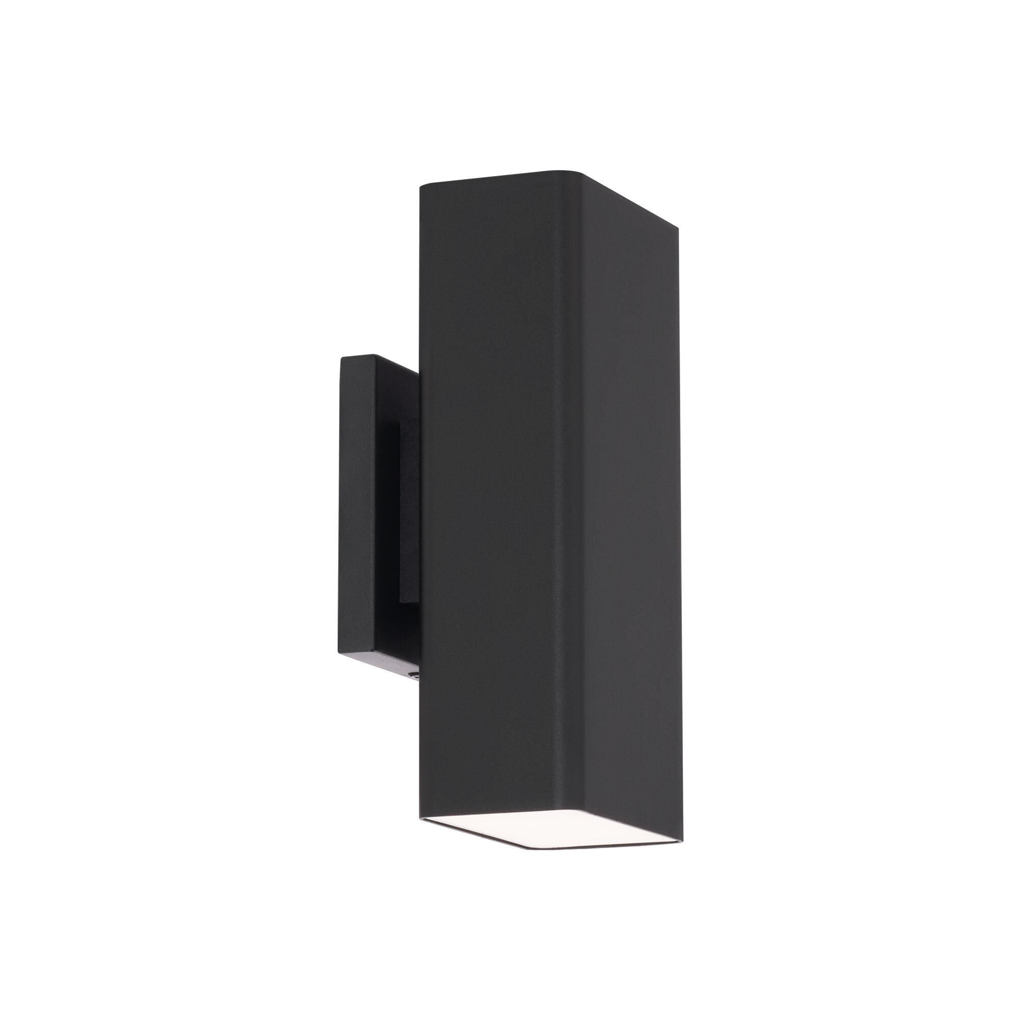 dweLED Edgey 10 Inch Tall LED Outdoor Wall Light