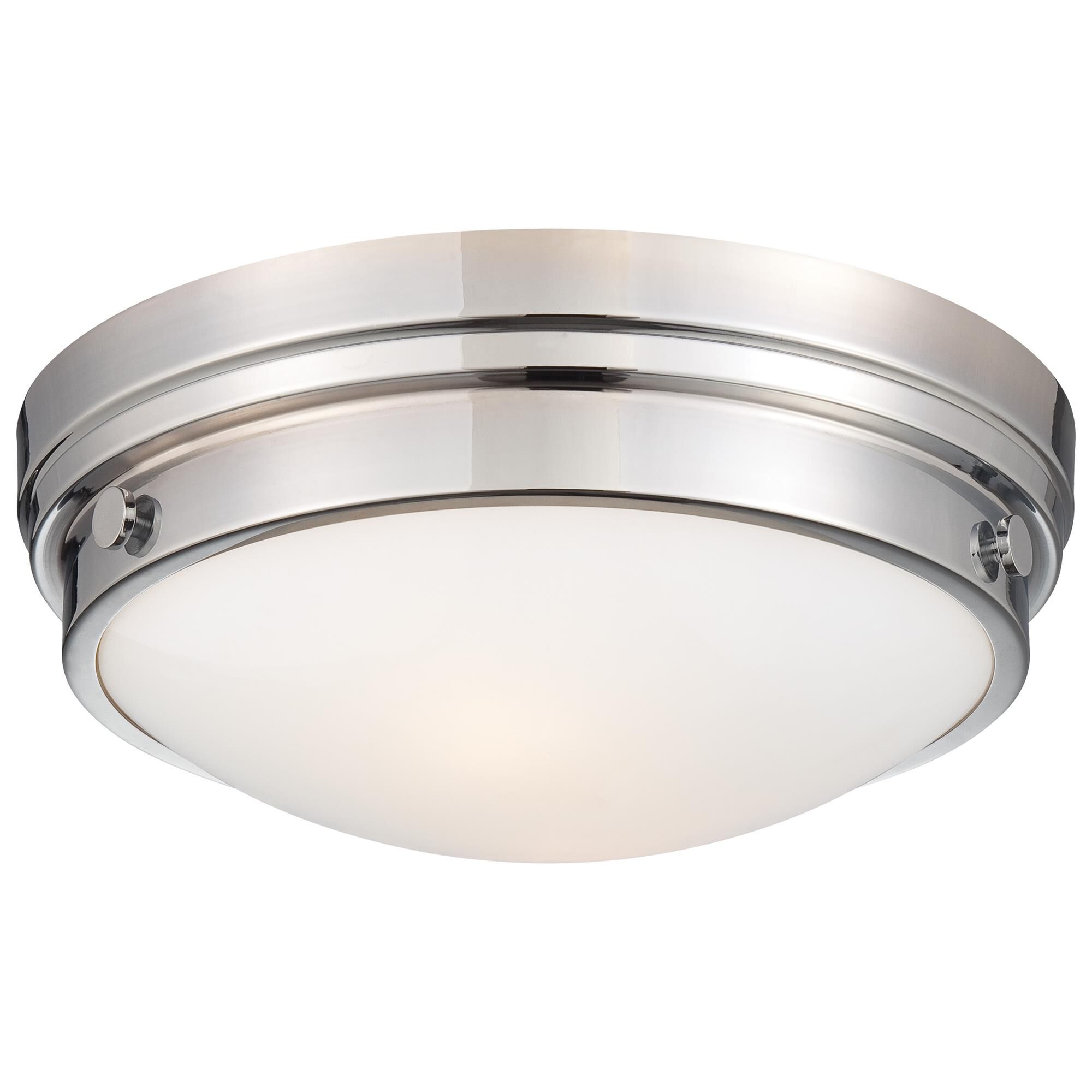 Shown in Chrome finish and Clear  W/White Paint Inside glass
