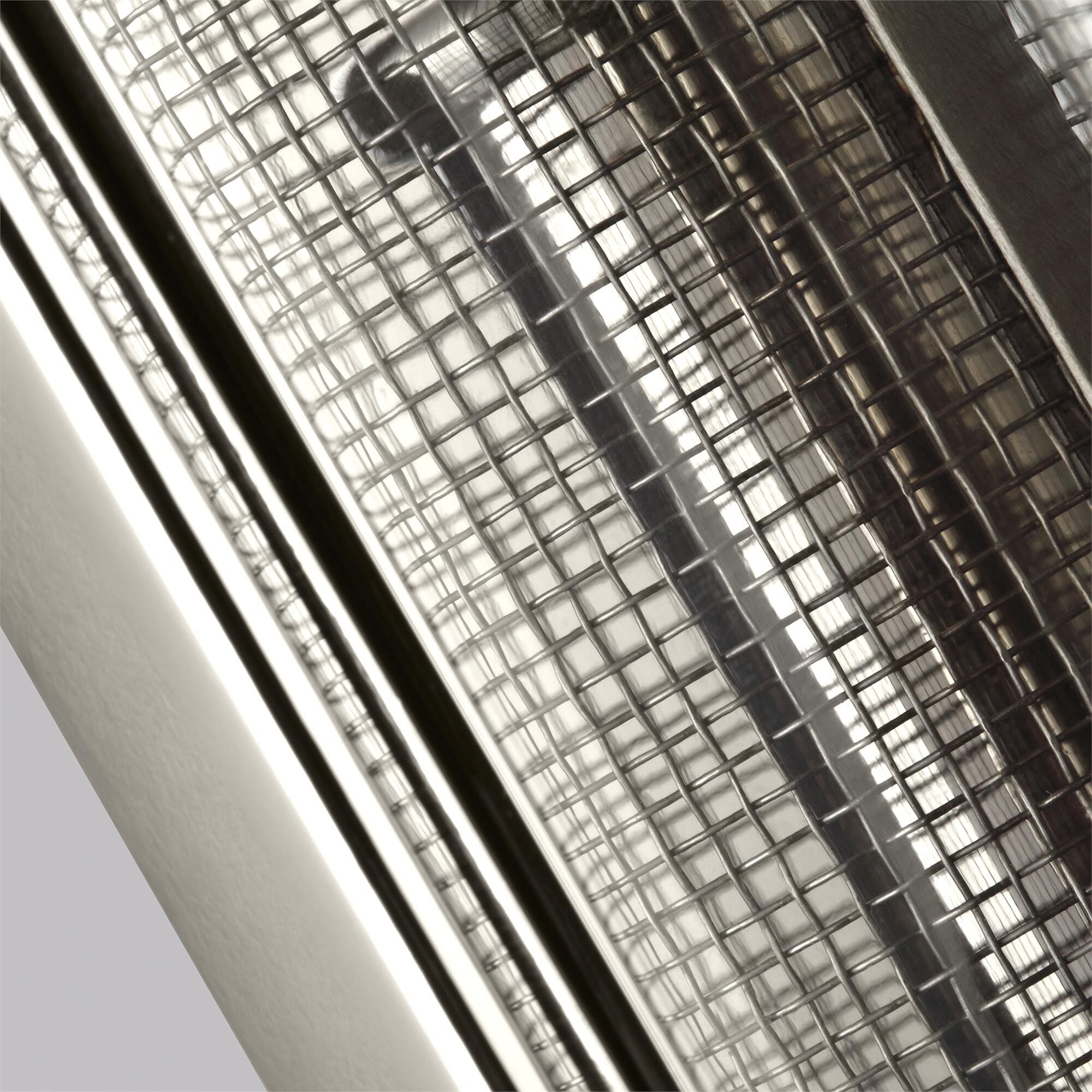 Shown in Polished Nickel finish and Clear glass and Stainless Steel shade