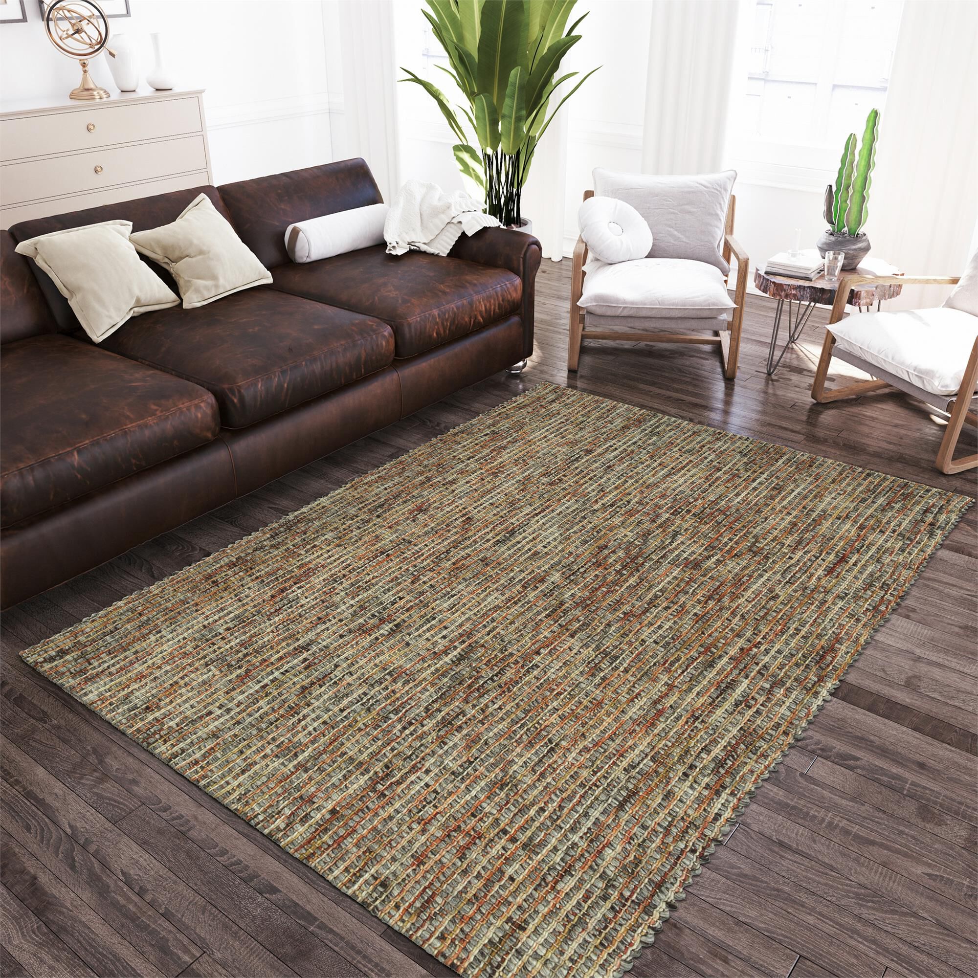 Bondi BD1 Hand Loomed Wool Area Rug,