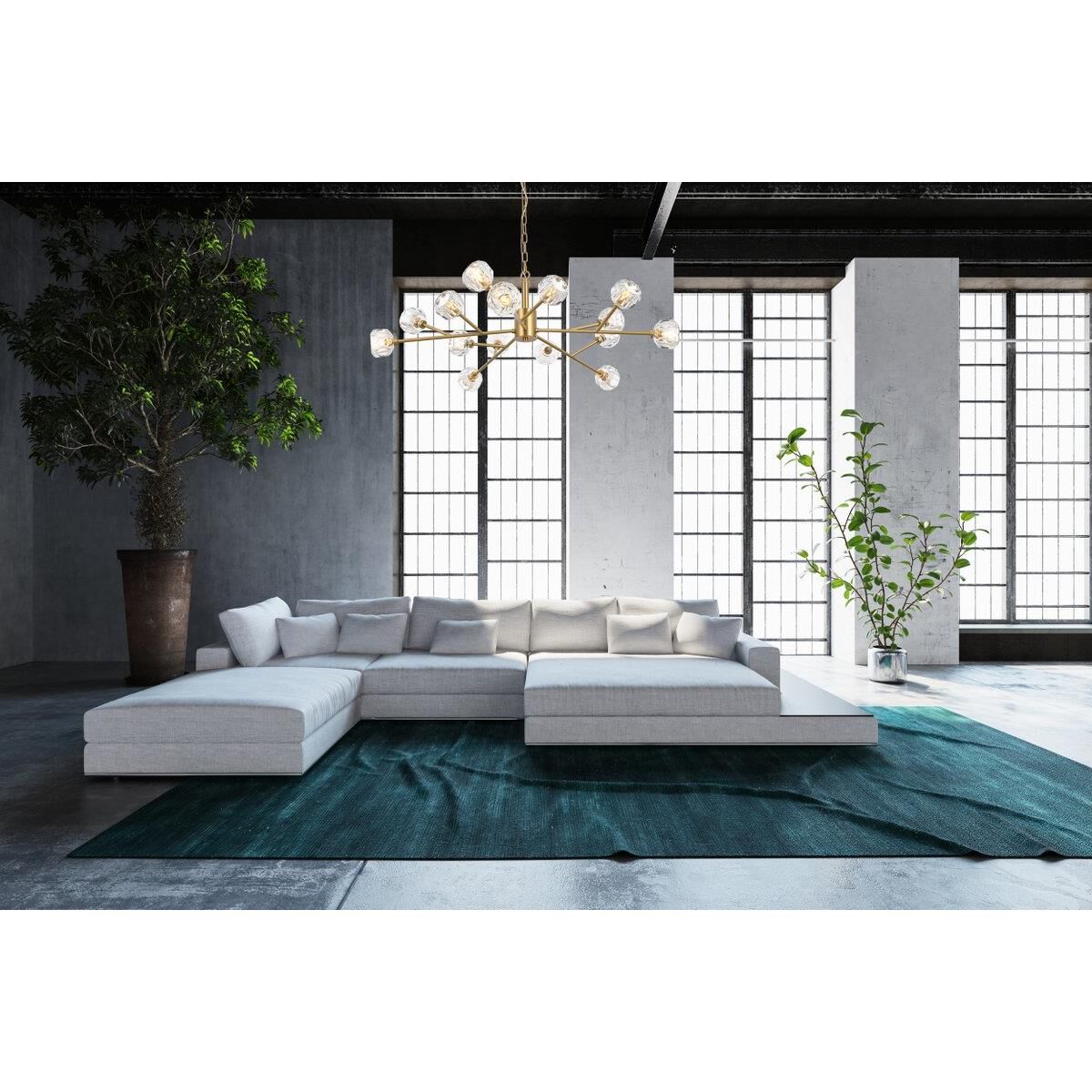 Graham 42 Inch LED Large Pendant by Elegant Lighting