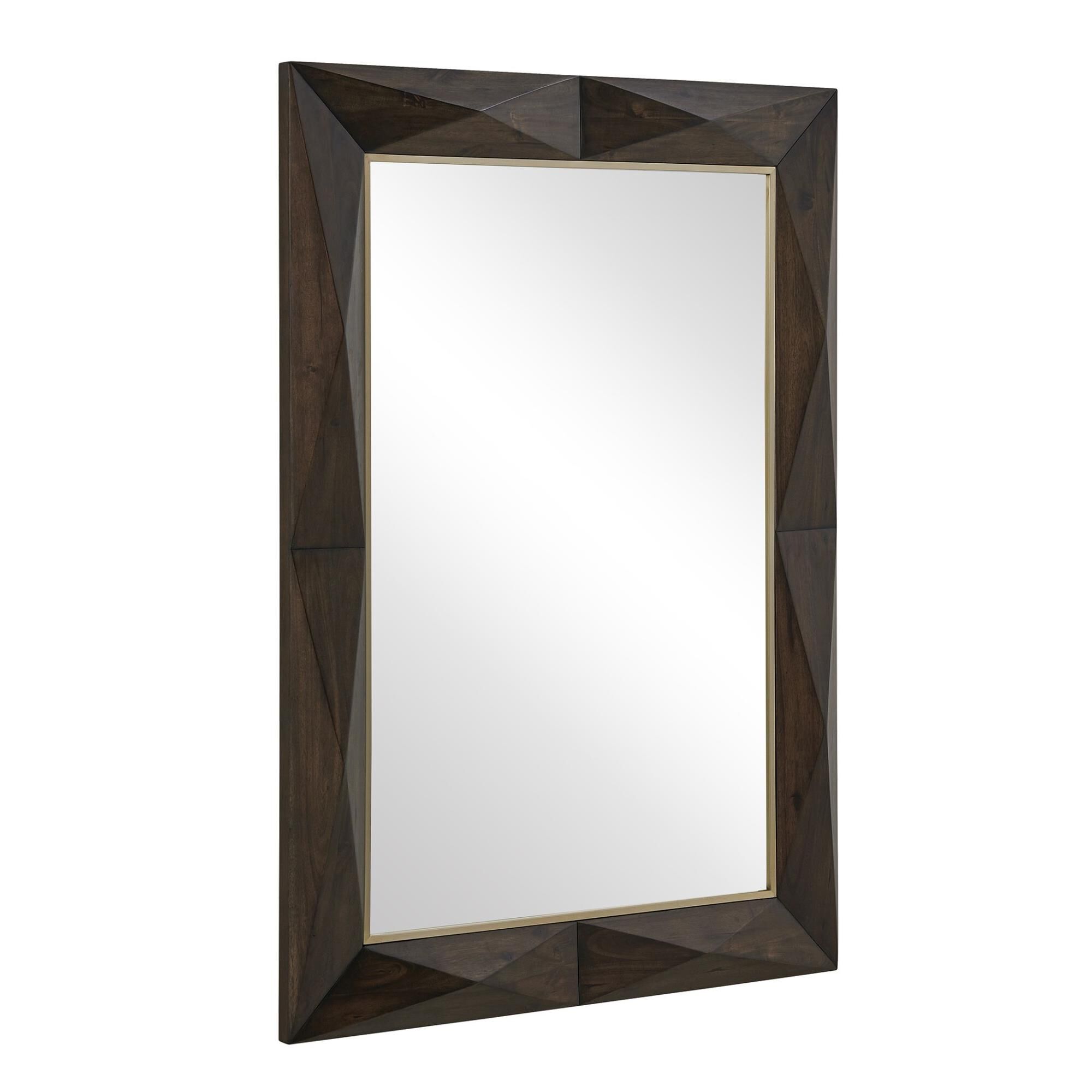 Grace Feyock Diamond In The Rough 45 Inch Decorative Mirror by Uttermost