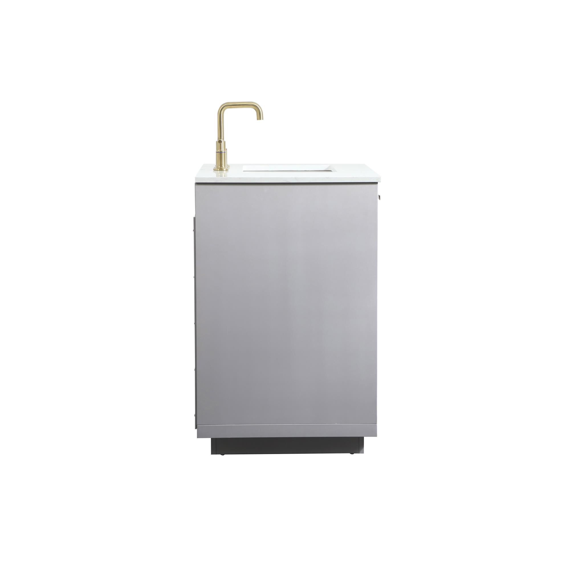 Shown in Grey finish