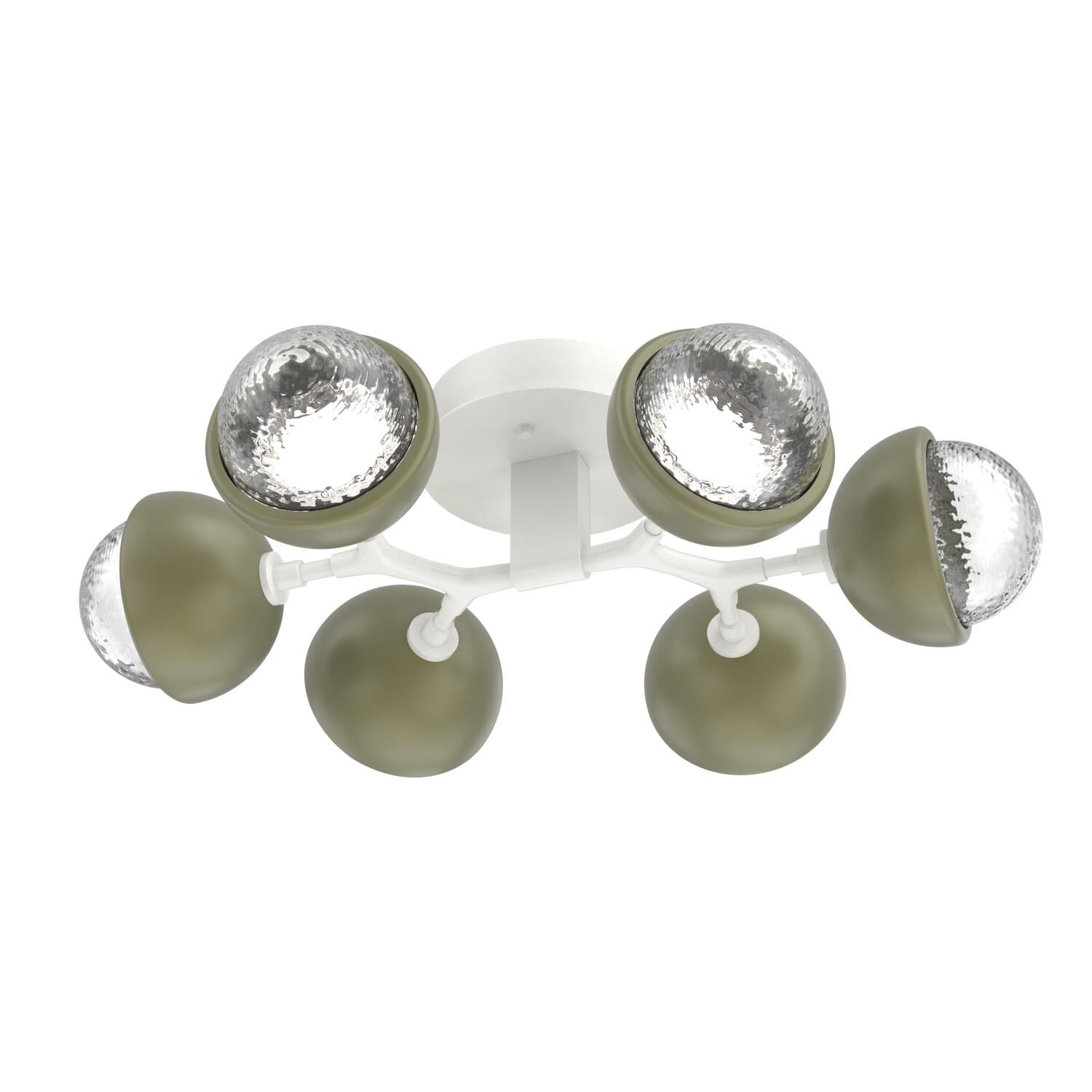 Levi Wilson Cabochon 27 Inch Flush Mount by Hammerton Studio