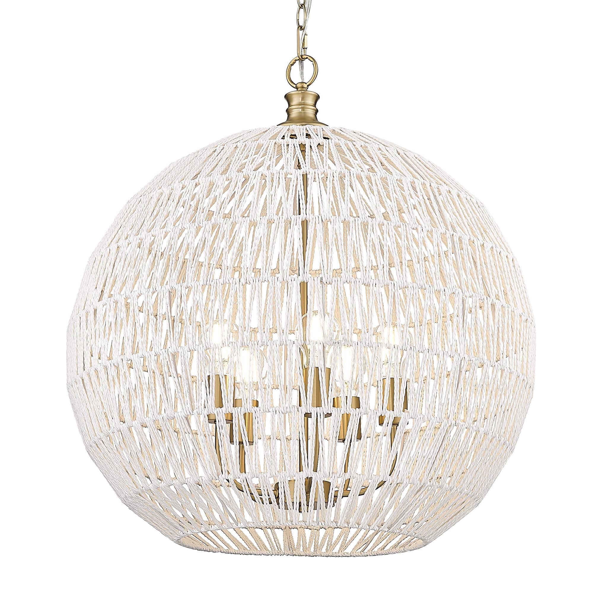 Florence 25 Inch Large Pendant by Golden Lighting