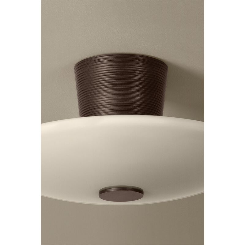 Albus 16 Inch Semi Flush Mount by Troy Lighting
