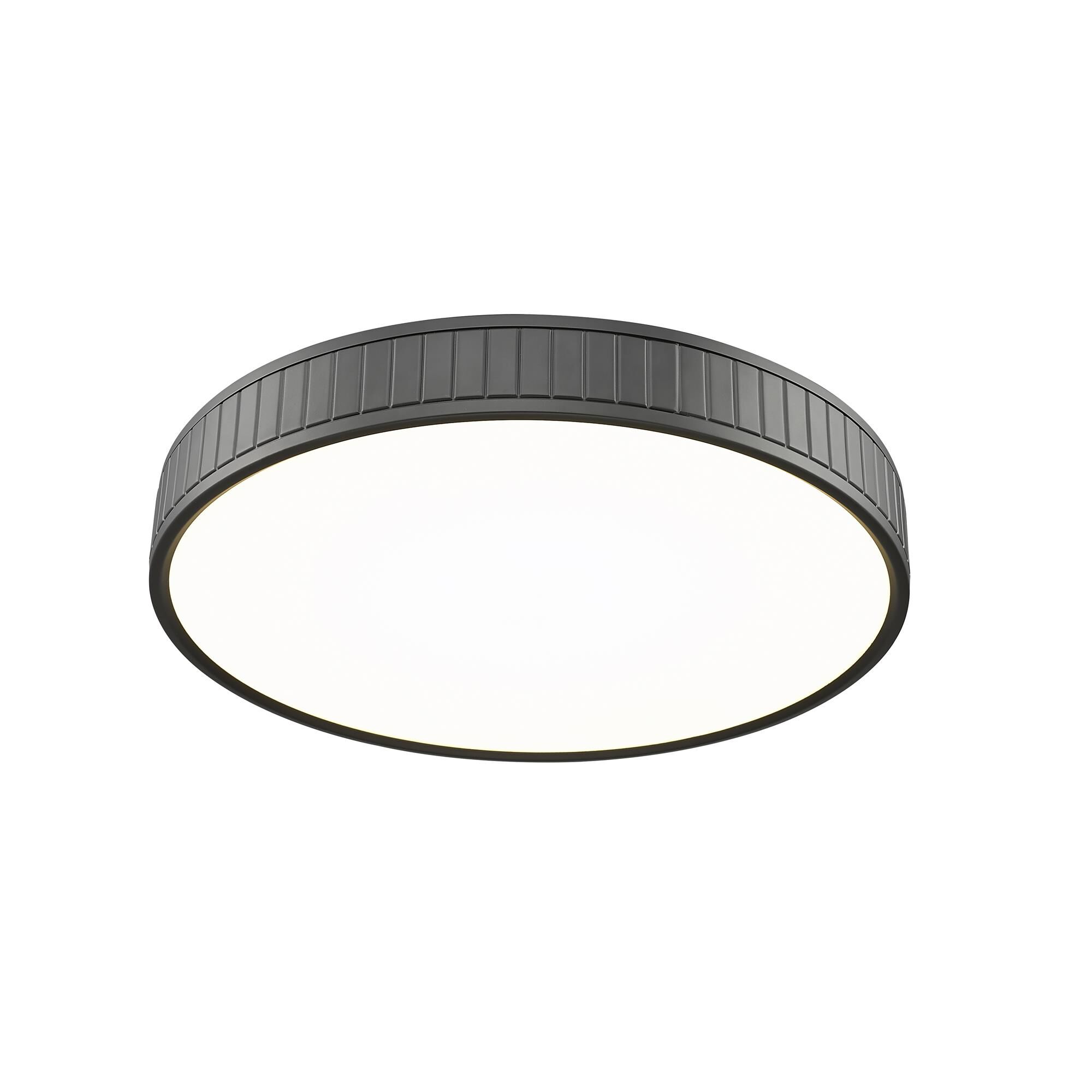 Shown in Matte Black finish and Frosted glass and Frosted shade