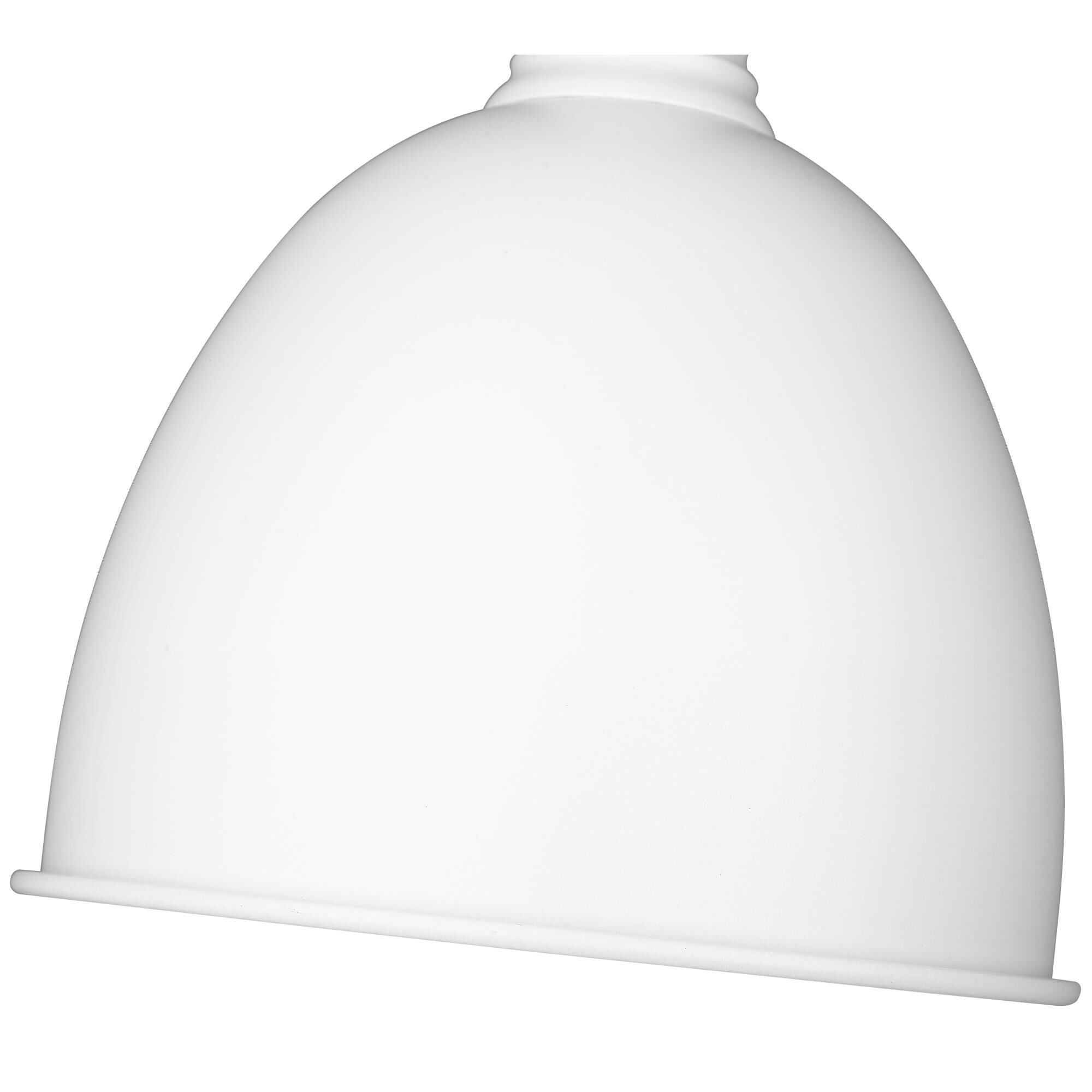 Shown in Satin White finish and Satin White shade