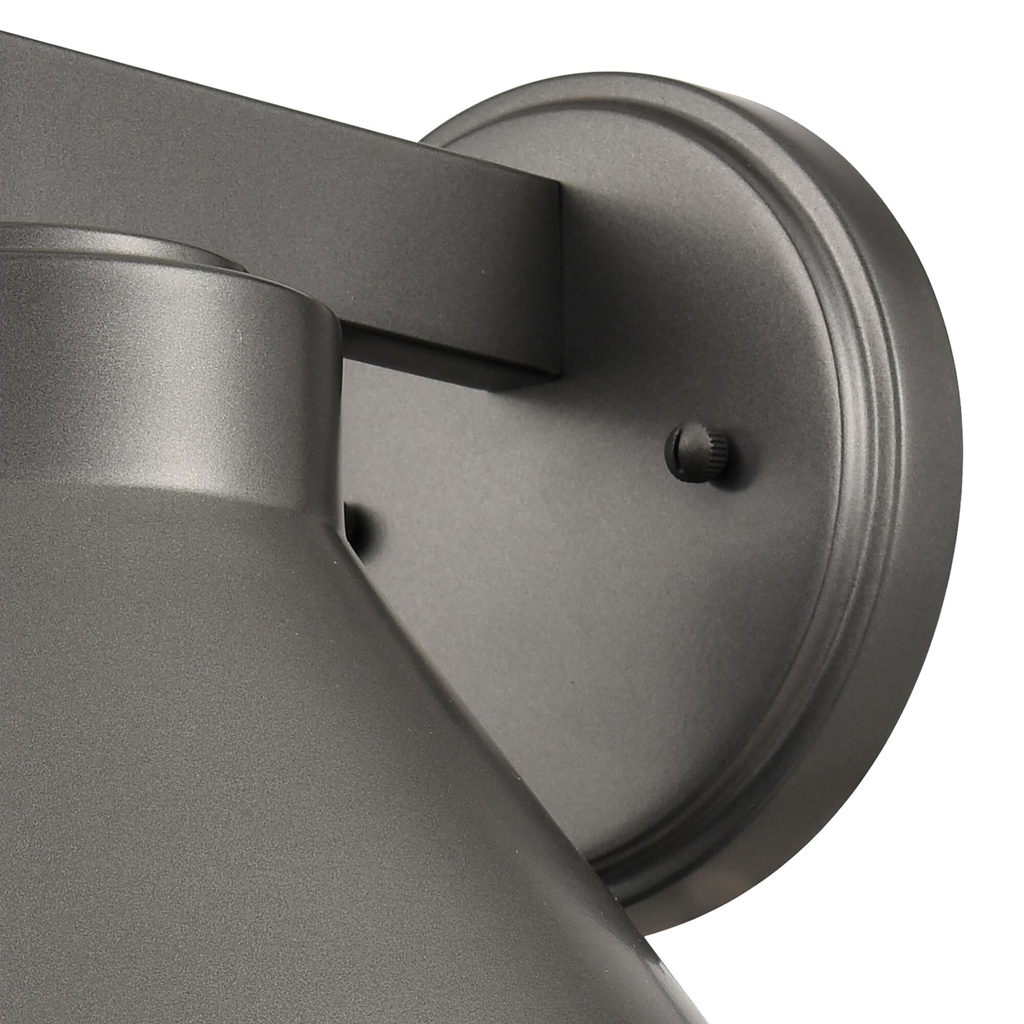 Shown in Gray finish and Hematite Metal shade