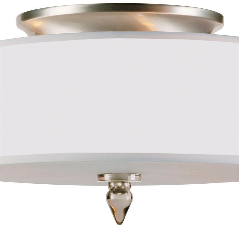 Luxor 14 Inch 3 Light Flush Mount by Crystorama