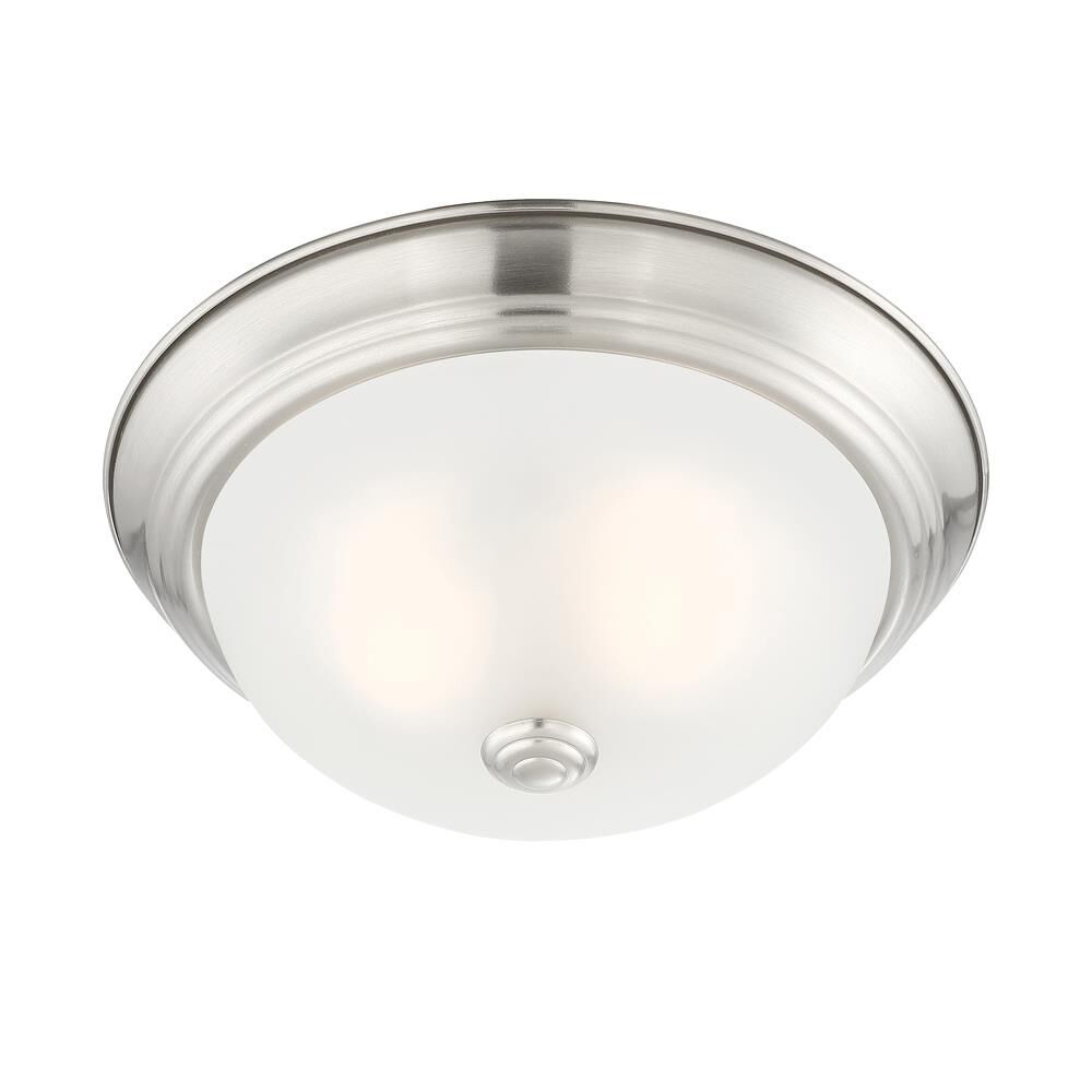 Decorative Flushmount 11 Inch 2 Light Flush Mount by Designers Fountain