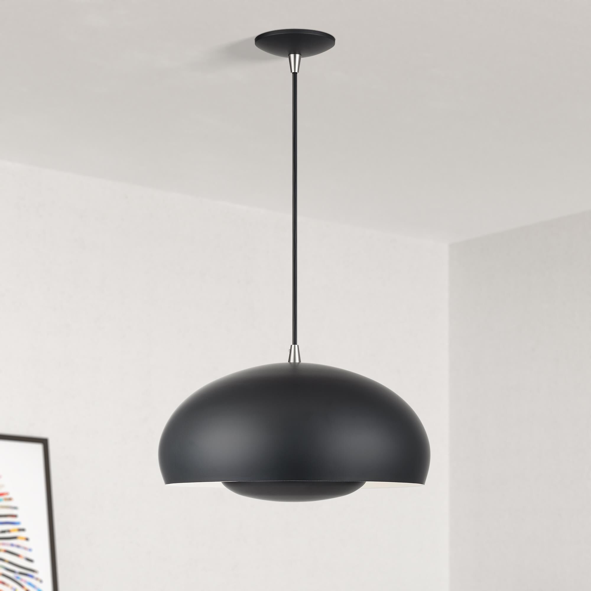Domma 17 Inch Large Pendant by Livex Lighting