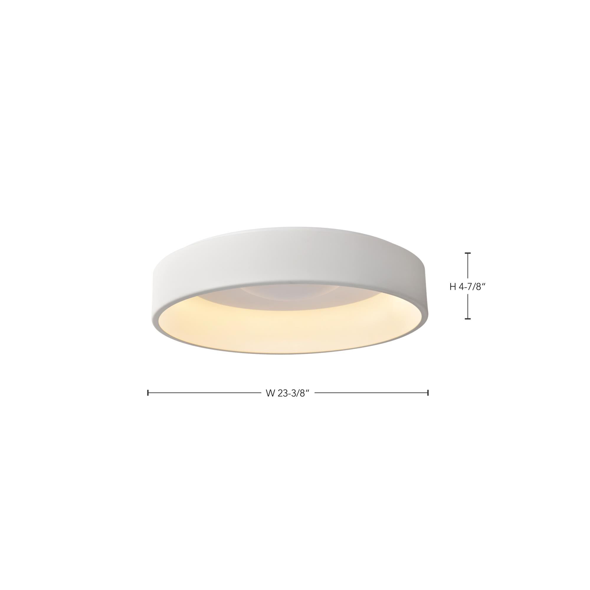 Orbit 24 Inch Flush Mount by Nuvo Lighting