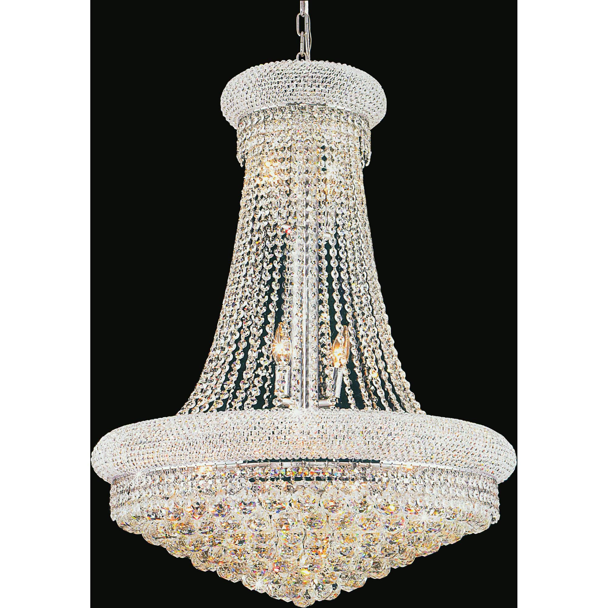 Empire 28 Inch 18 Light Chandelier by CWI Lighting