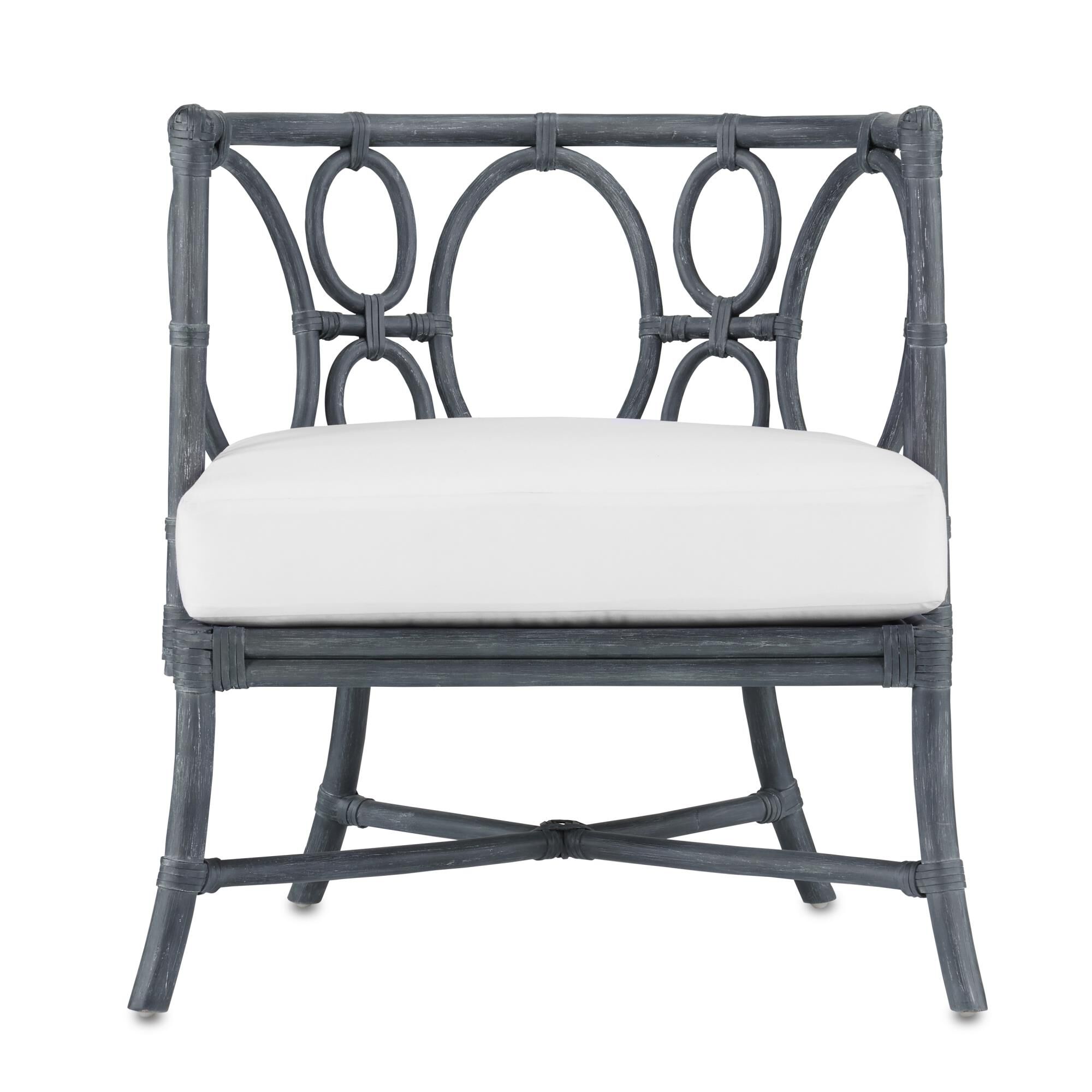 Tegal Muslin Side Chair by Currey and Company