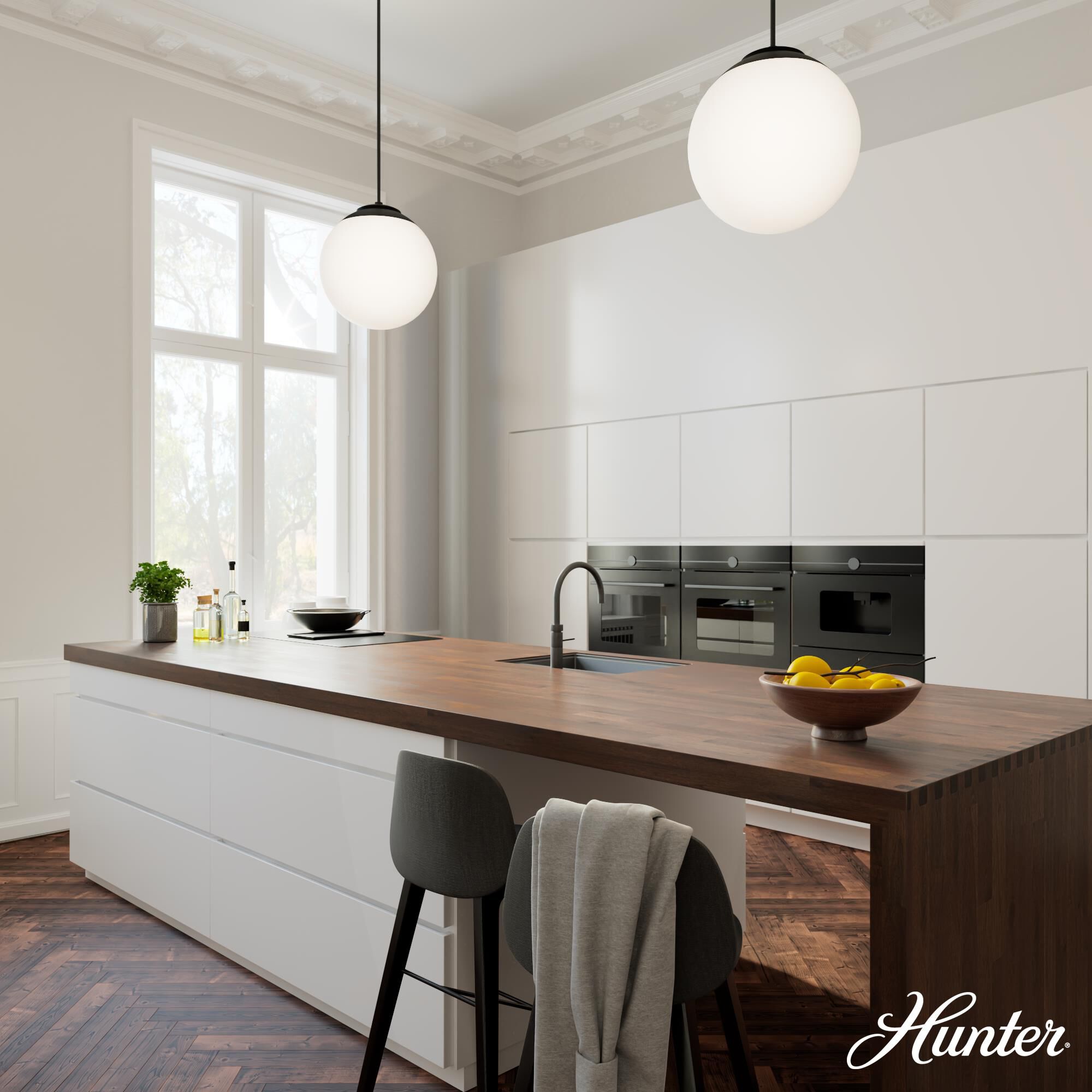 Hepburn 16 Inch Large Pendant by Hunter Fan