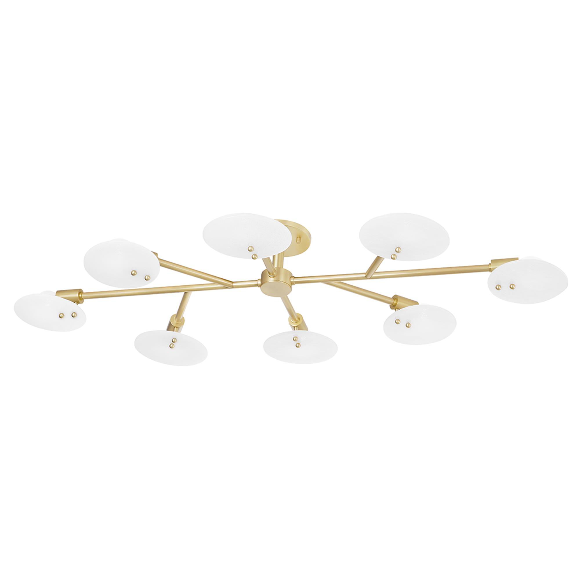 Giselle 48 Inch 8 Light Semi Flush Mount,