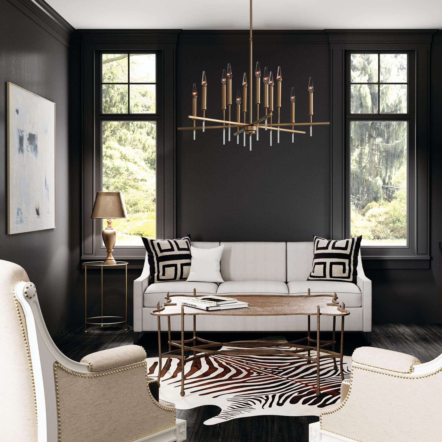 Elora 35 Inch 12 Light Chandelier by Capital Lighting Fixture Company