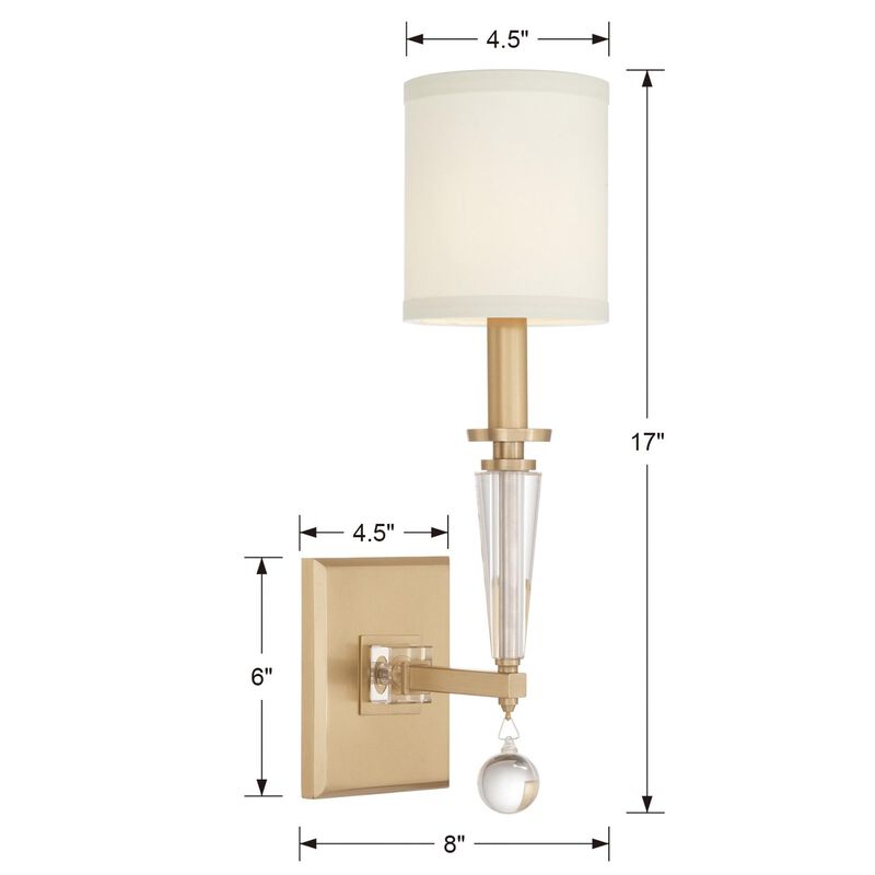 Crystorama Paxton 17 Inch Wall Sconce