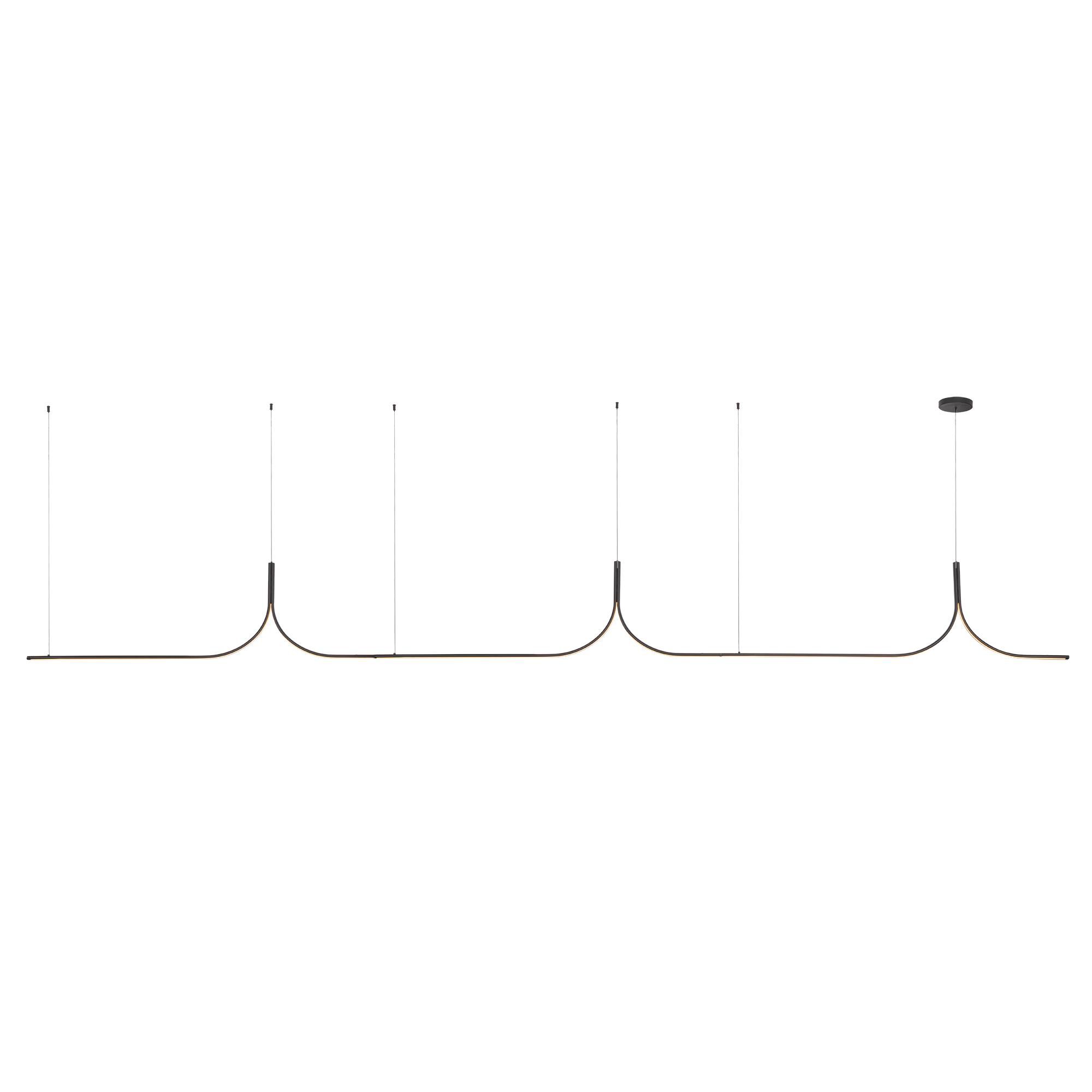 Branch Creative Thread 177 Inch Linear Suspension Light by Kuzco Lighting