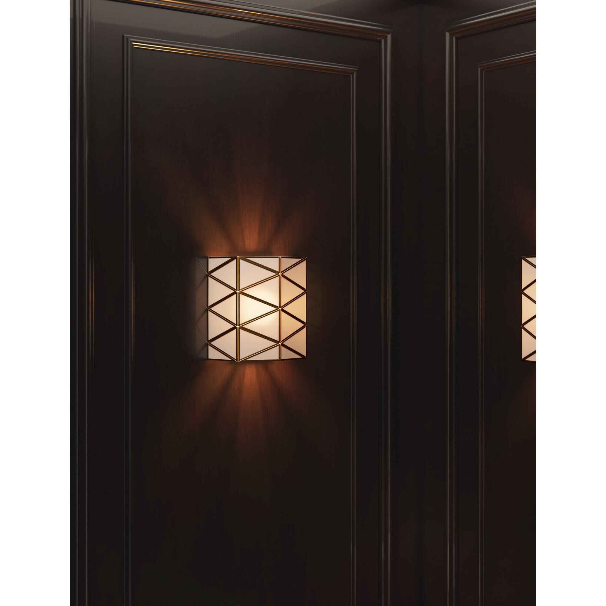 Polyhedron 12 Inch Wall Sconce by Currey and Company