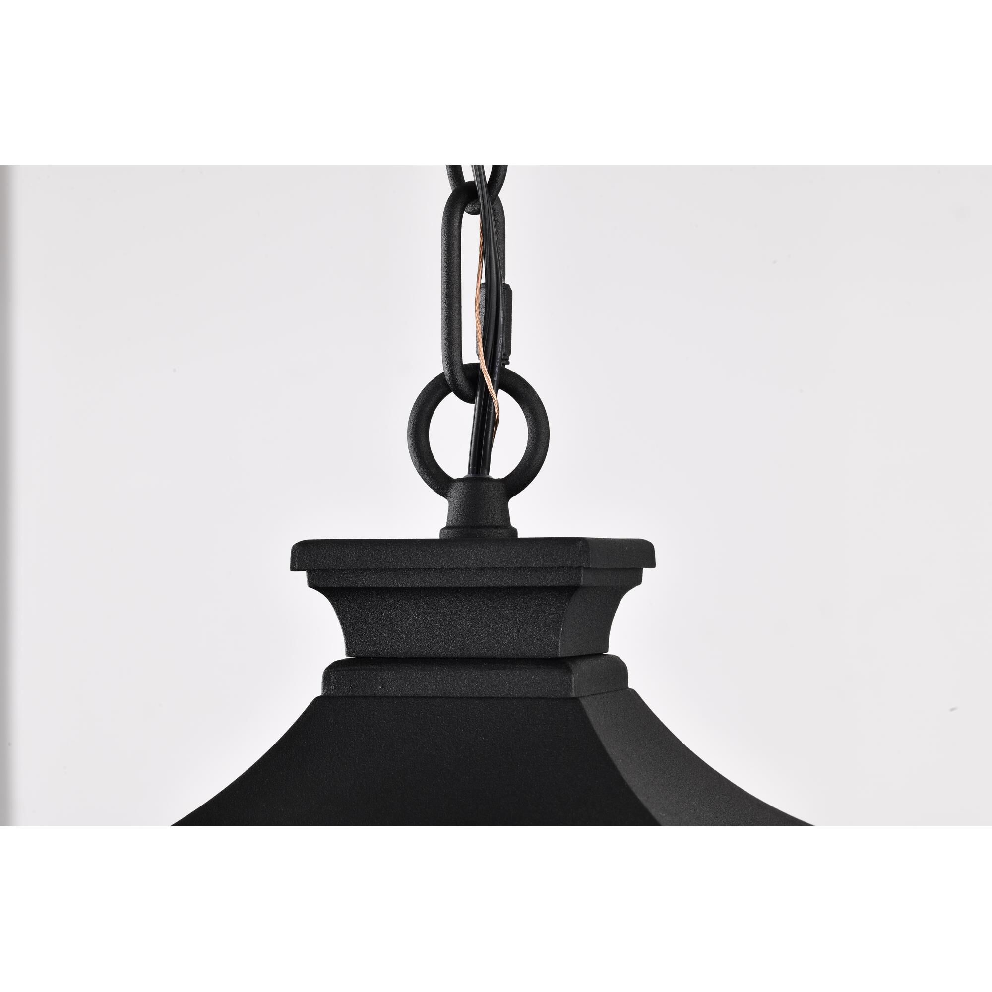 Jasper 12 Inch Tall Outdoor Hanging Lantern,