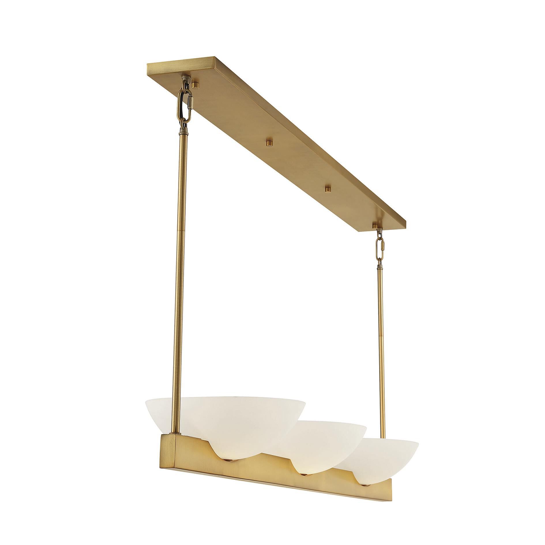 Fallon 45 Inch 3 Light Linear Suspension Light by Savoy House