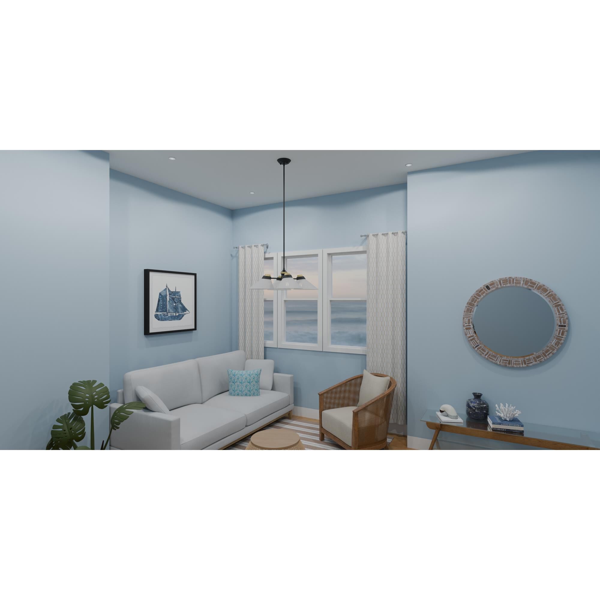 24.5 Inch 4 Light Large Pendant by Quoizel