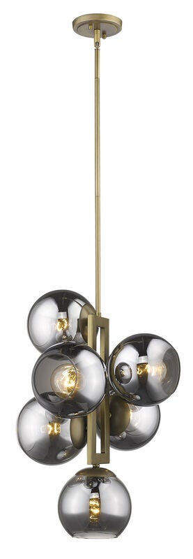Lunette 17 Inch 6 Light Multi Light Pendant by Trend Lighting