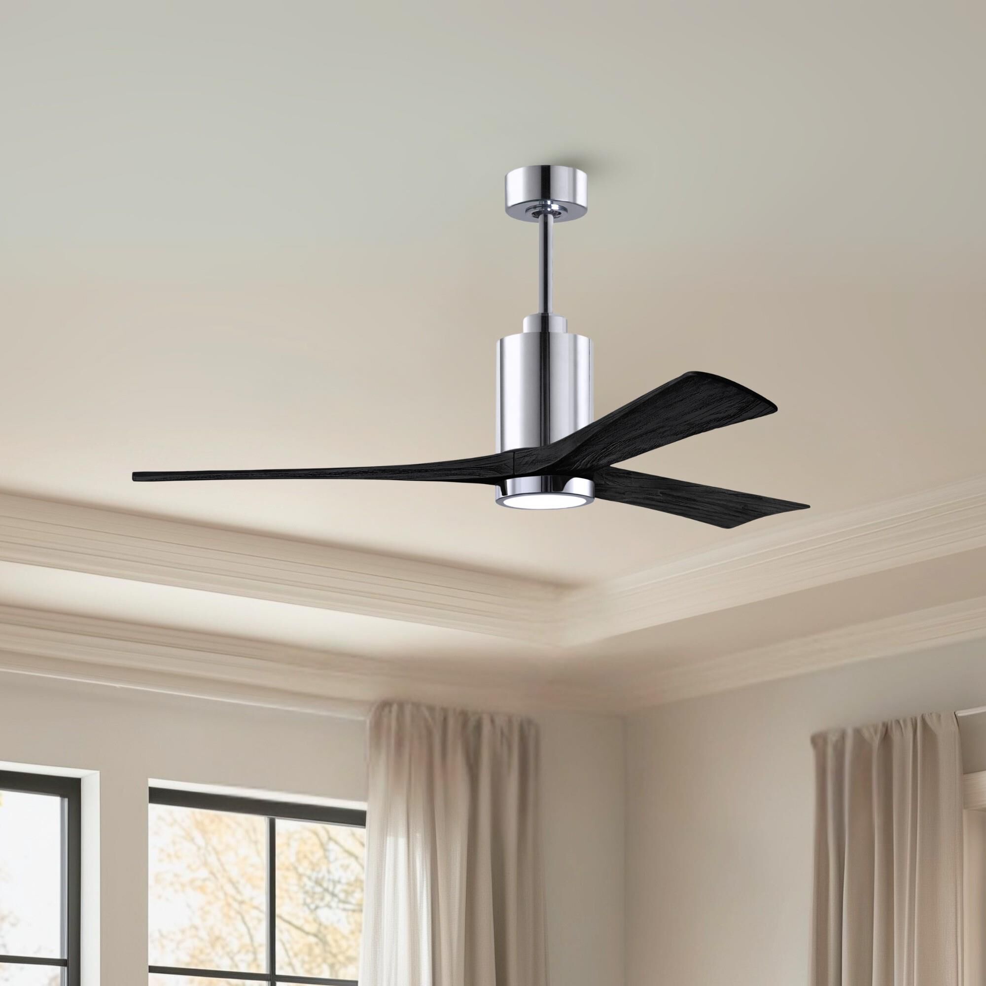 Patricia 60 Inch Ceiling Fan with Light Kit by Matthews Fan Company