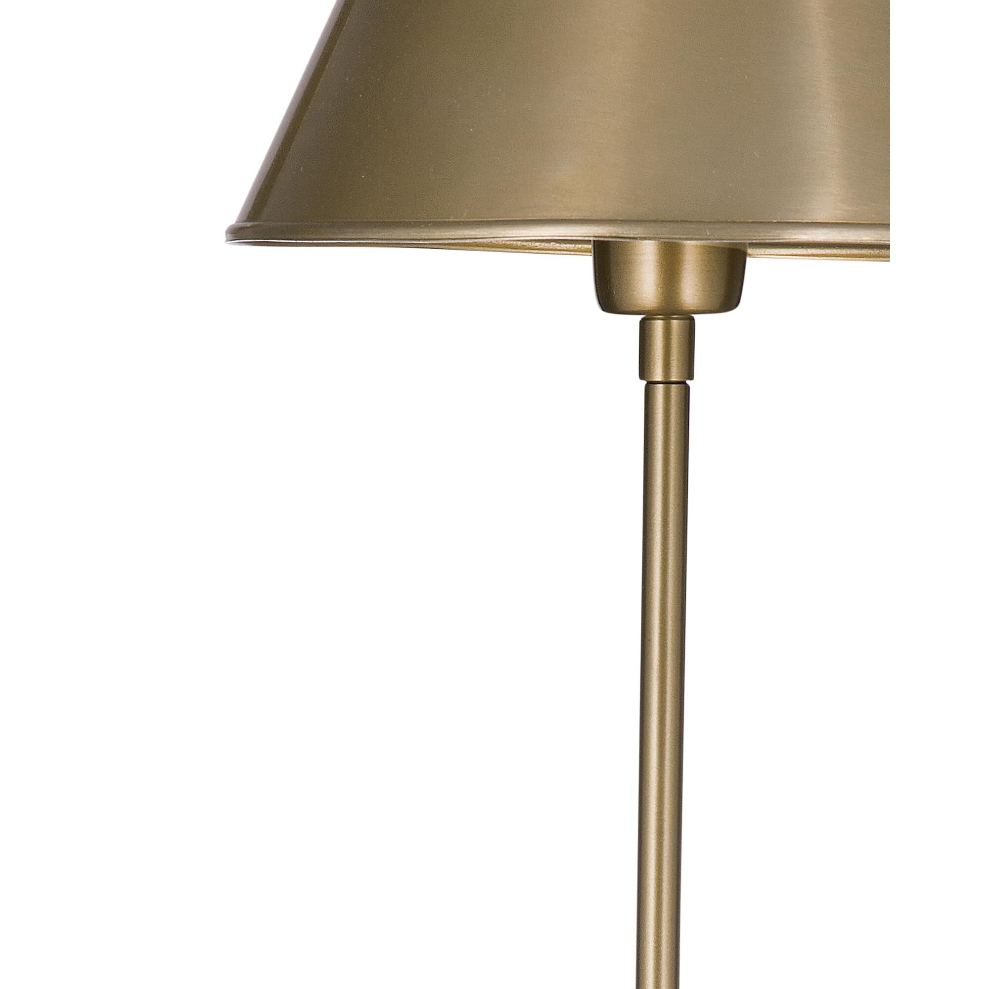 Shown in Gold finish and Gold shade