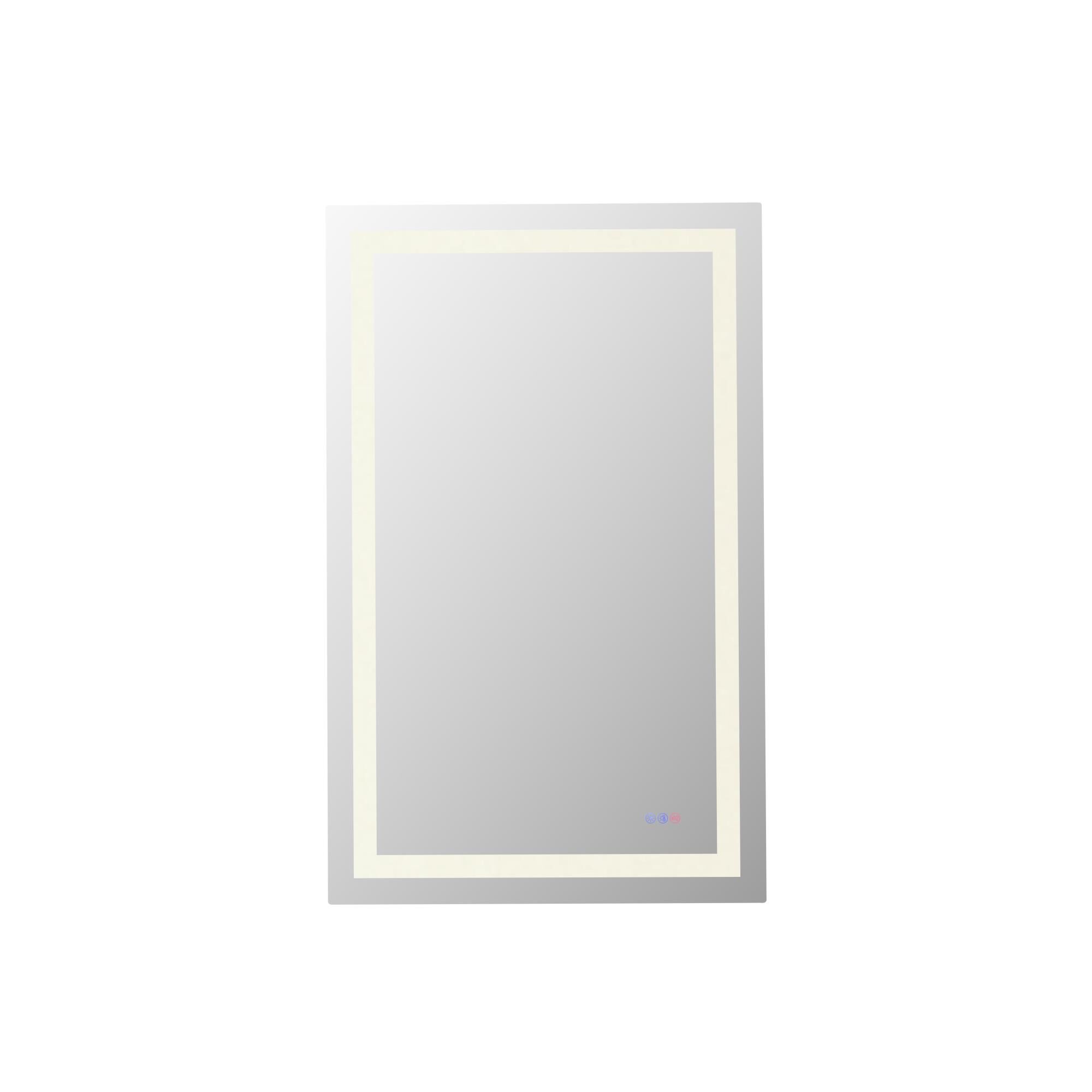 Riven 48 Inch LED Lighted Mirror by Elegant Dcor