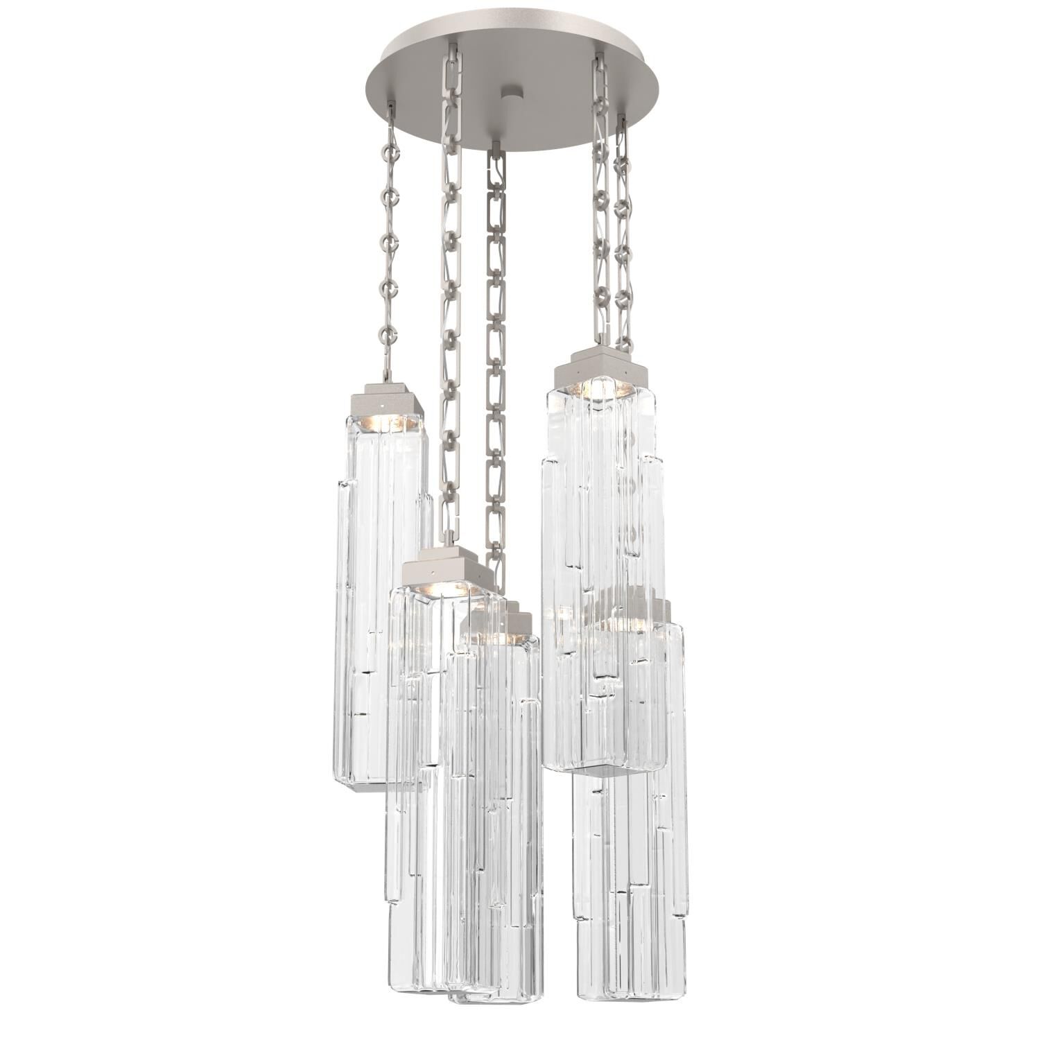 Levi Wilson Ledgestone 20 Inch Multi Light Pendant by Hammerton Studio