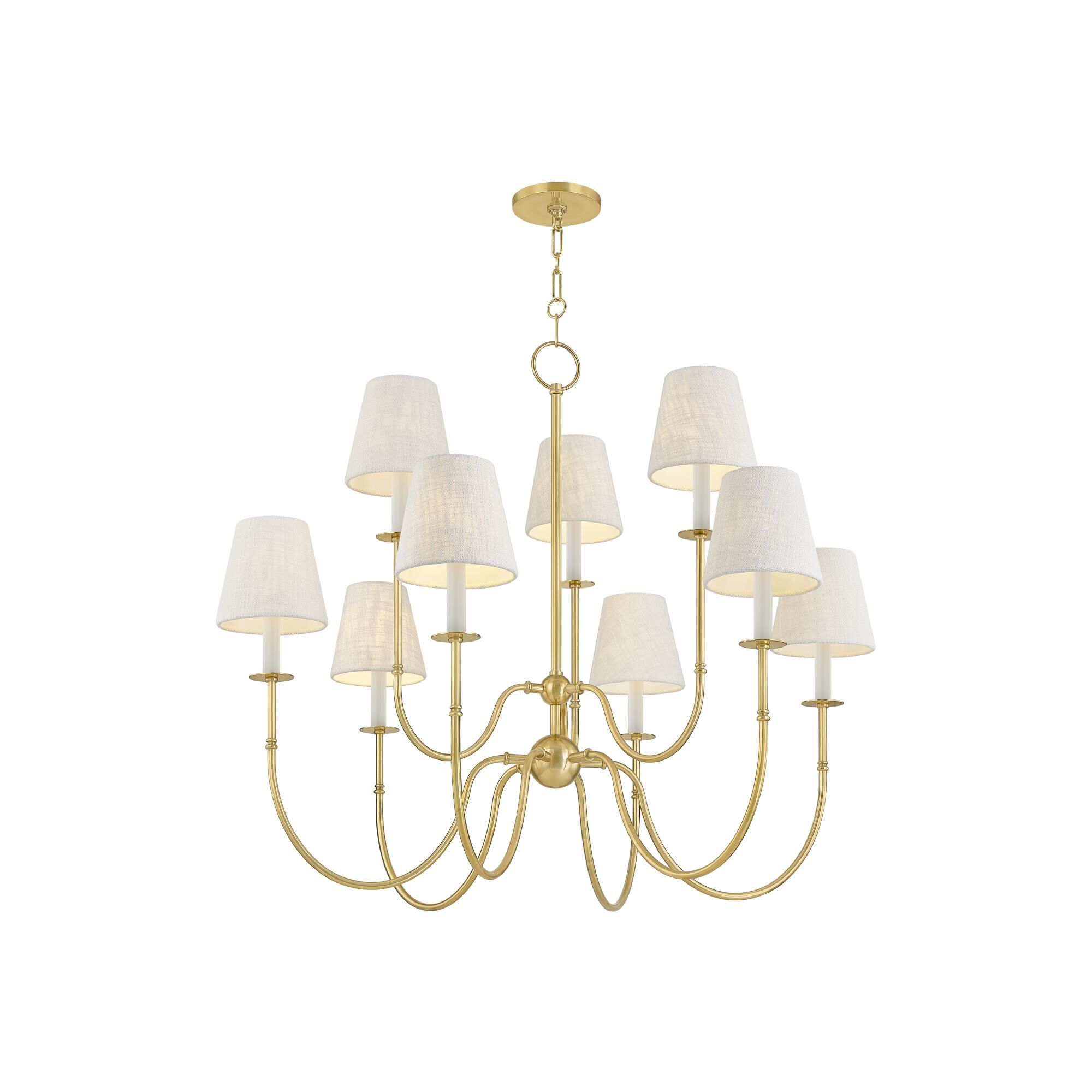 Amina 39 Inch Chandelier by Hudson Valley Lighting