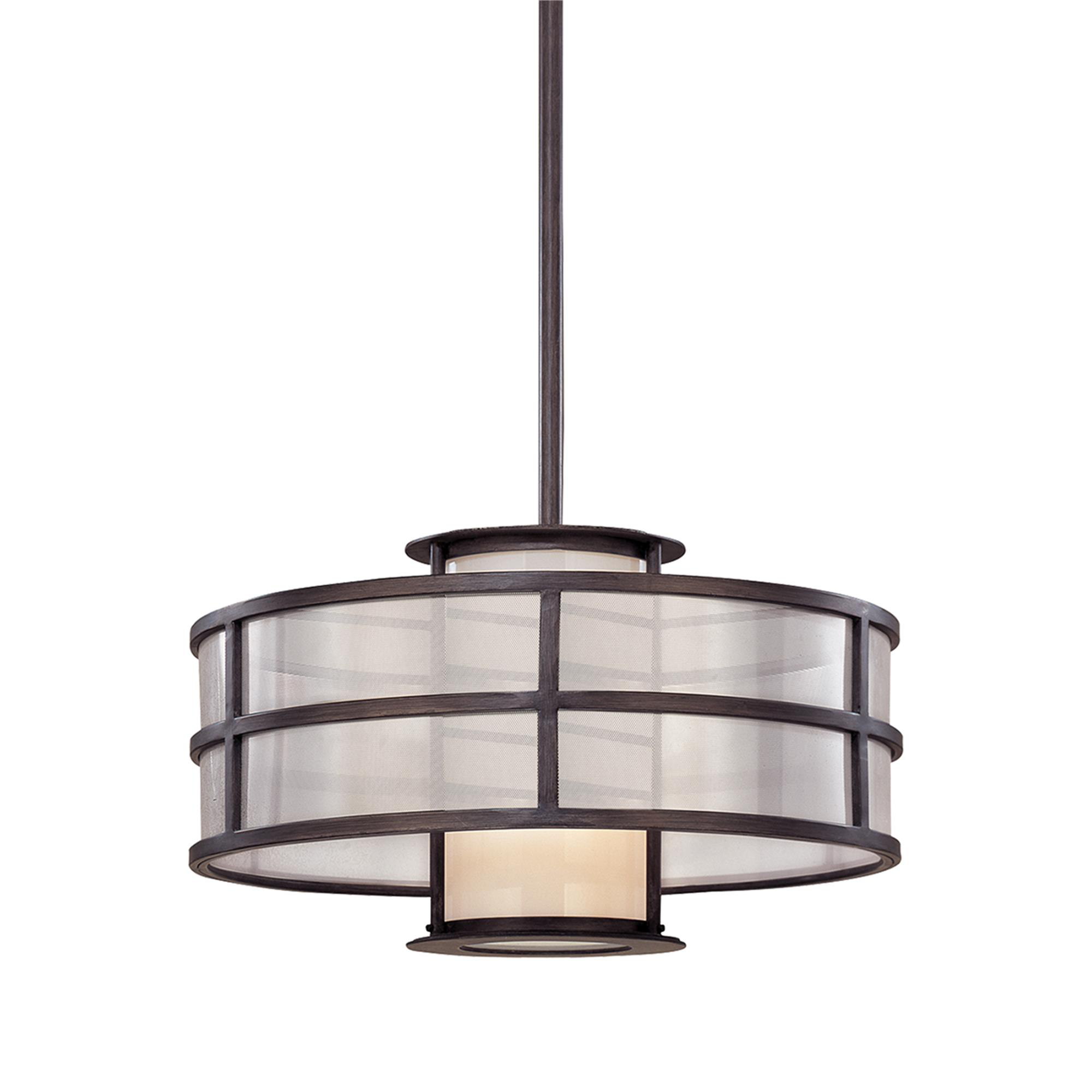 Shown in Graphite finish and Opal glass