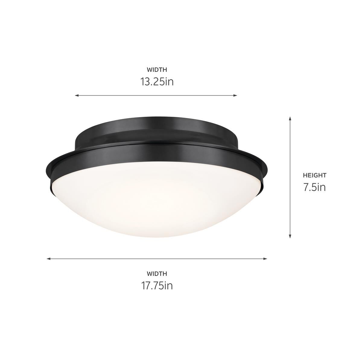 Bretta 3 Light Flush Mount by Kichler Lighting