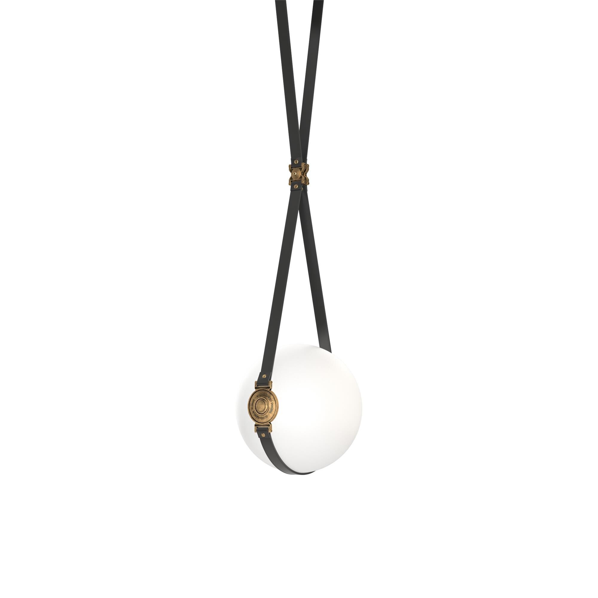 Shown in Black finish and Opal glass and Antique Brass accent