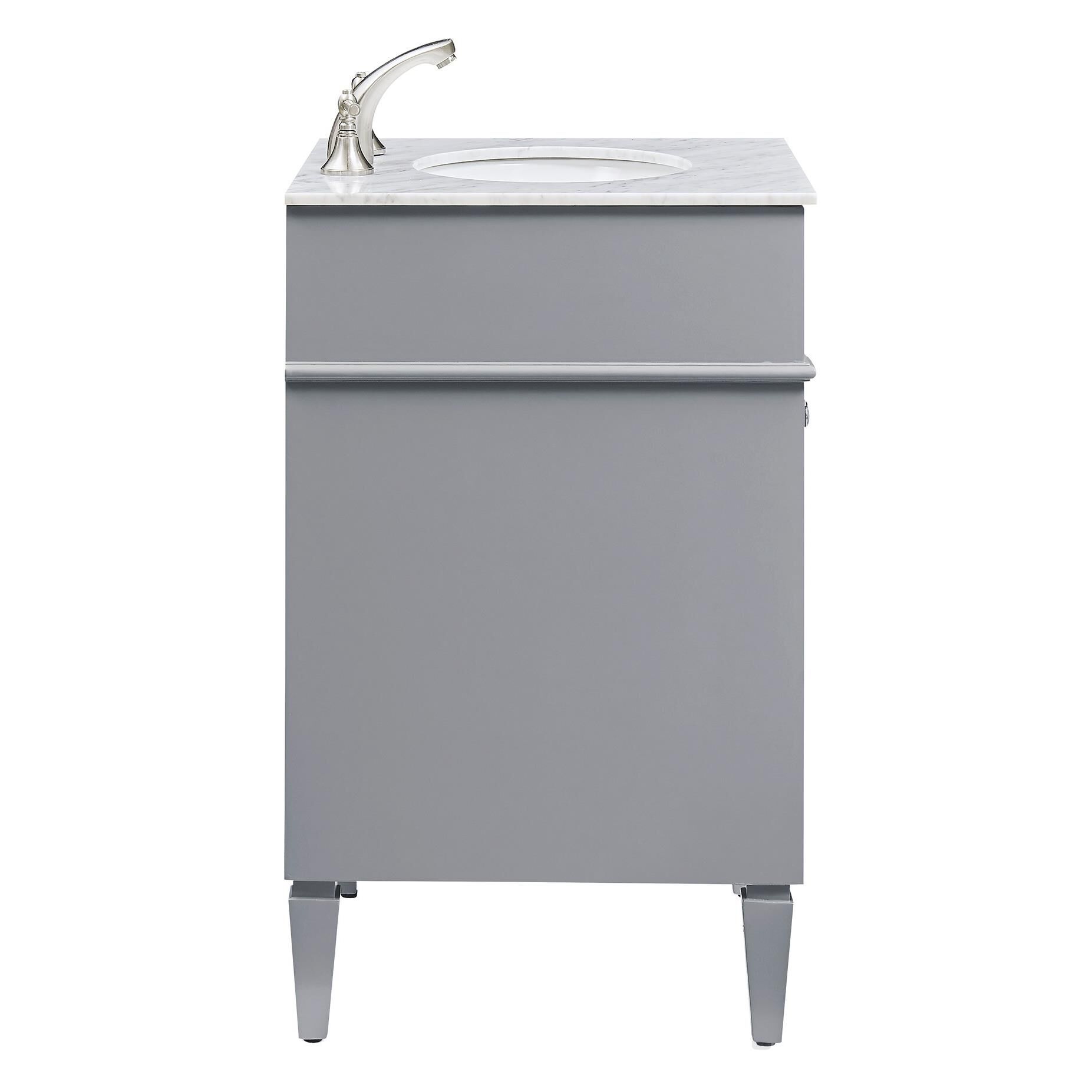 Shown in Grey finish